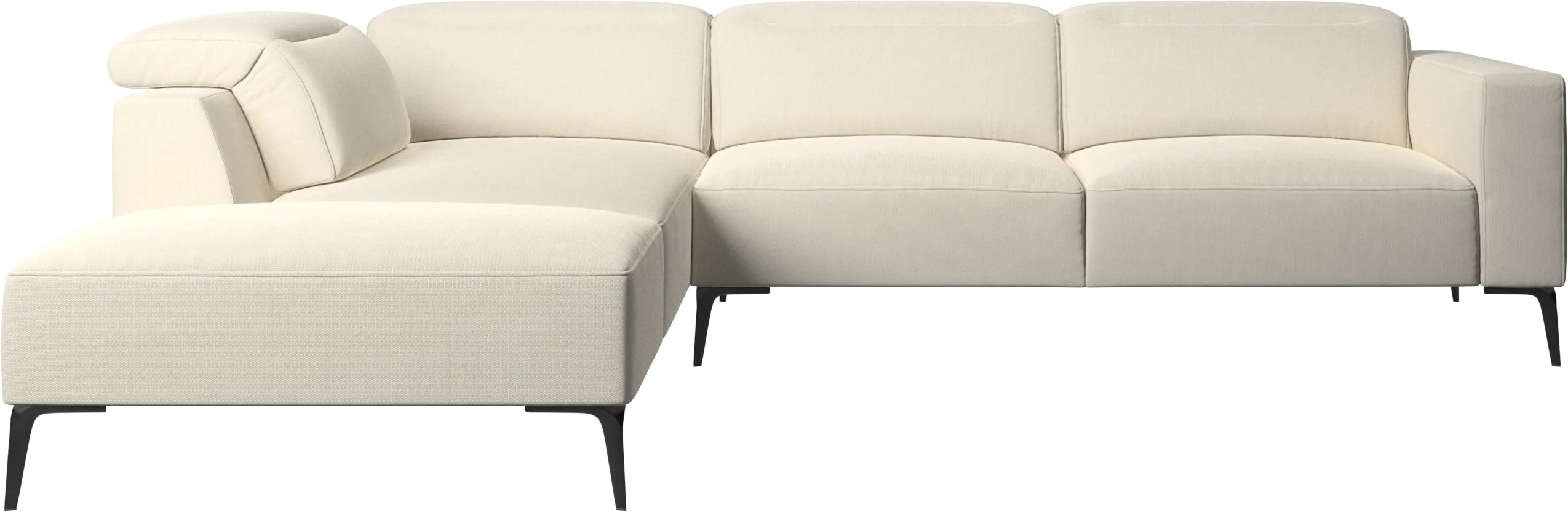 Zürich corner sofa with lounging unit