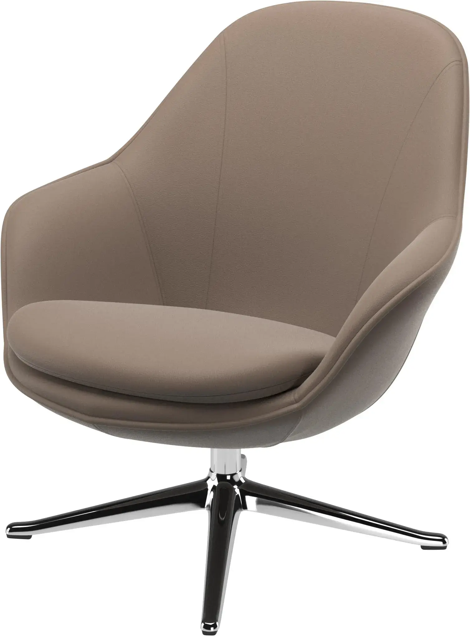 Armchairs Adelaide Sessel, steinfarbenes Estoril-Leder  ( 30% Preisvorteil )