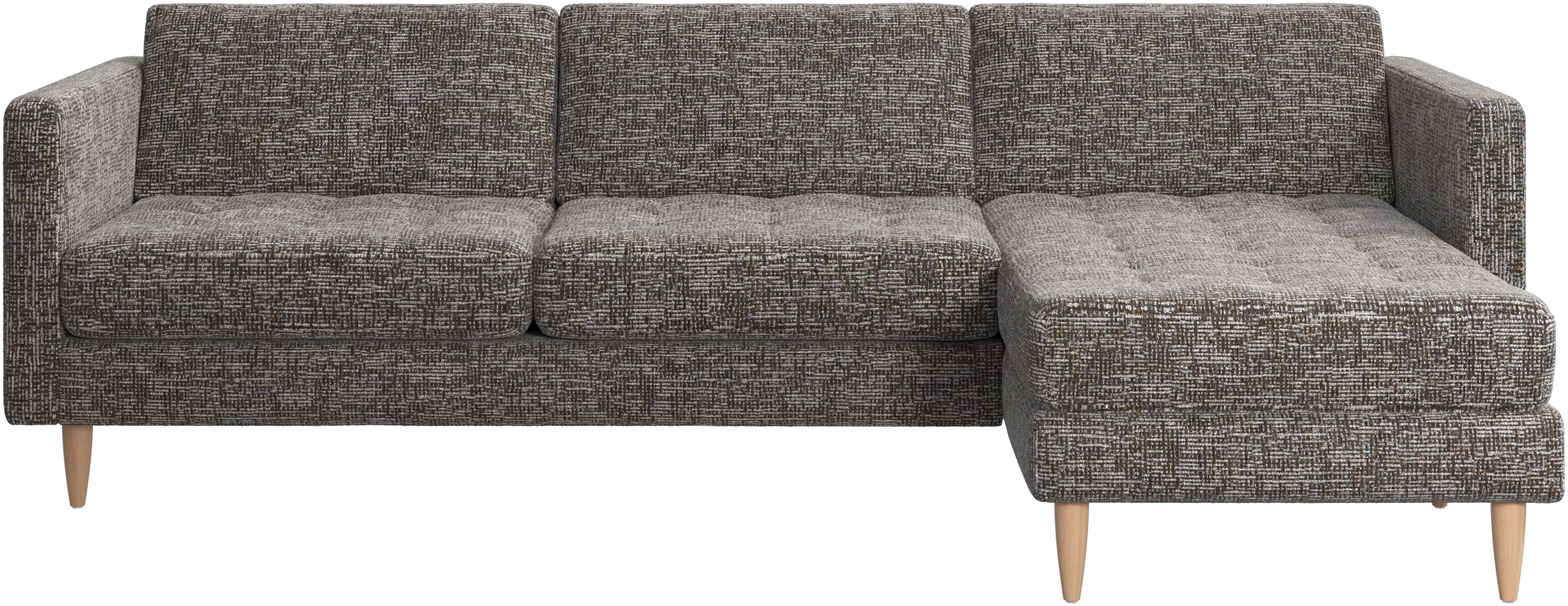 Osaka sofa with resting unit, tufted seat