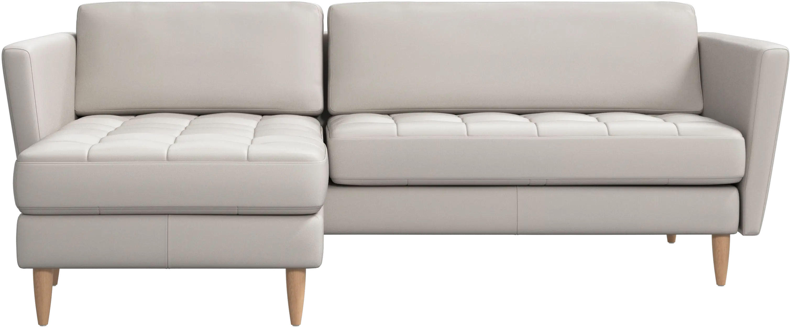 Osaka sofa with resting unit, tufted seat