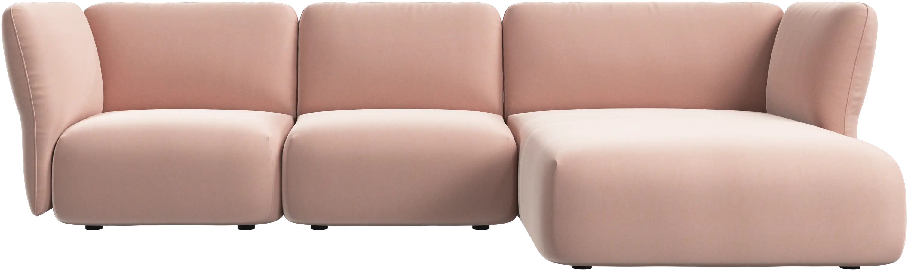 Paraggi 2-seater with chaise longue right