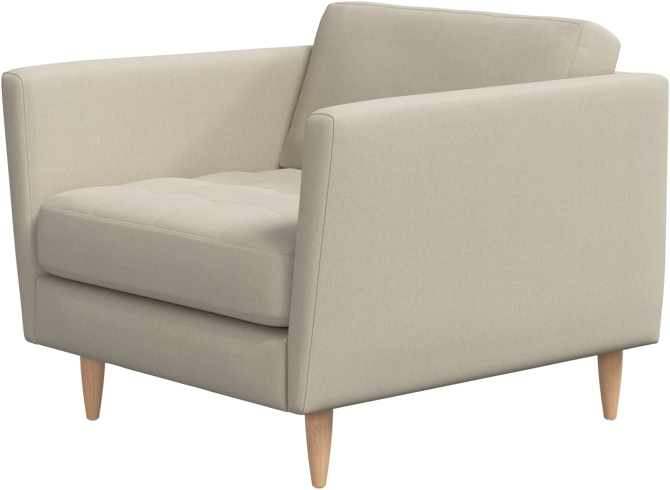 Osaka chair, tufted seat