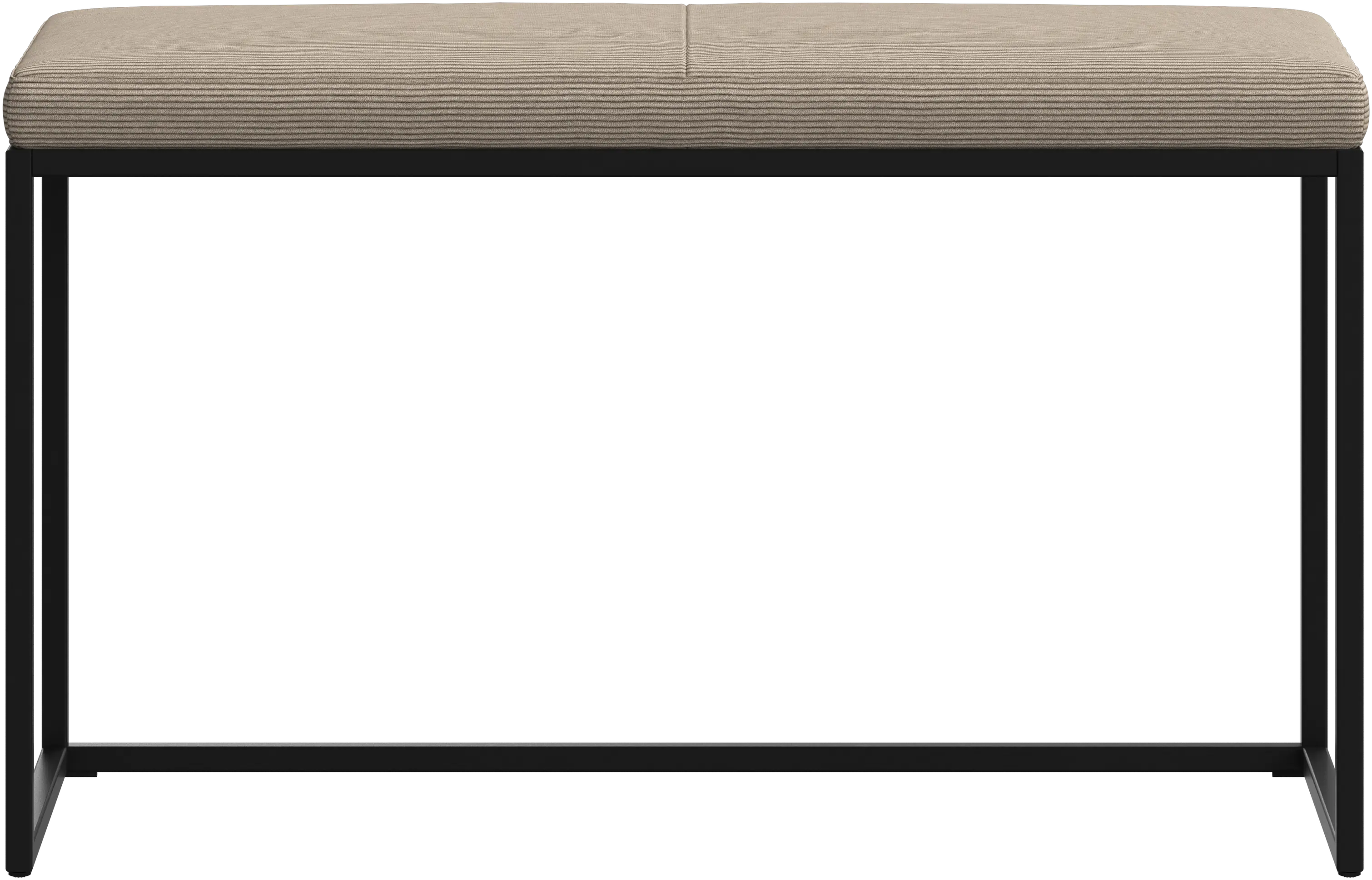 London small bench with cushion