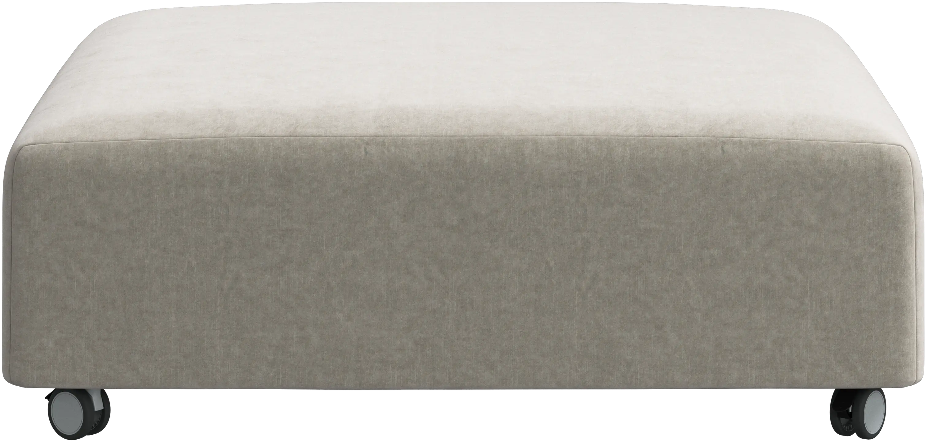 Hampton pouf on wheels