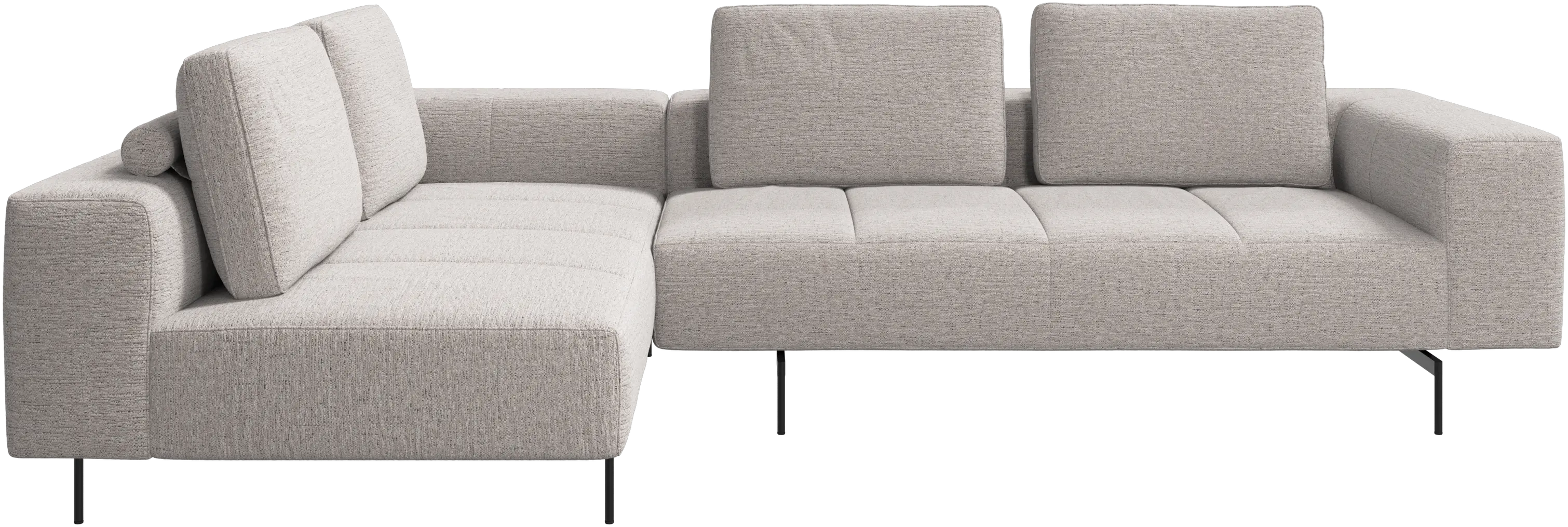 Amsterdam corner sofa with lounging unit