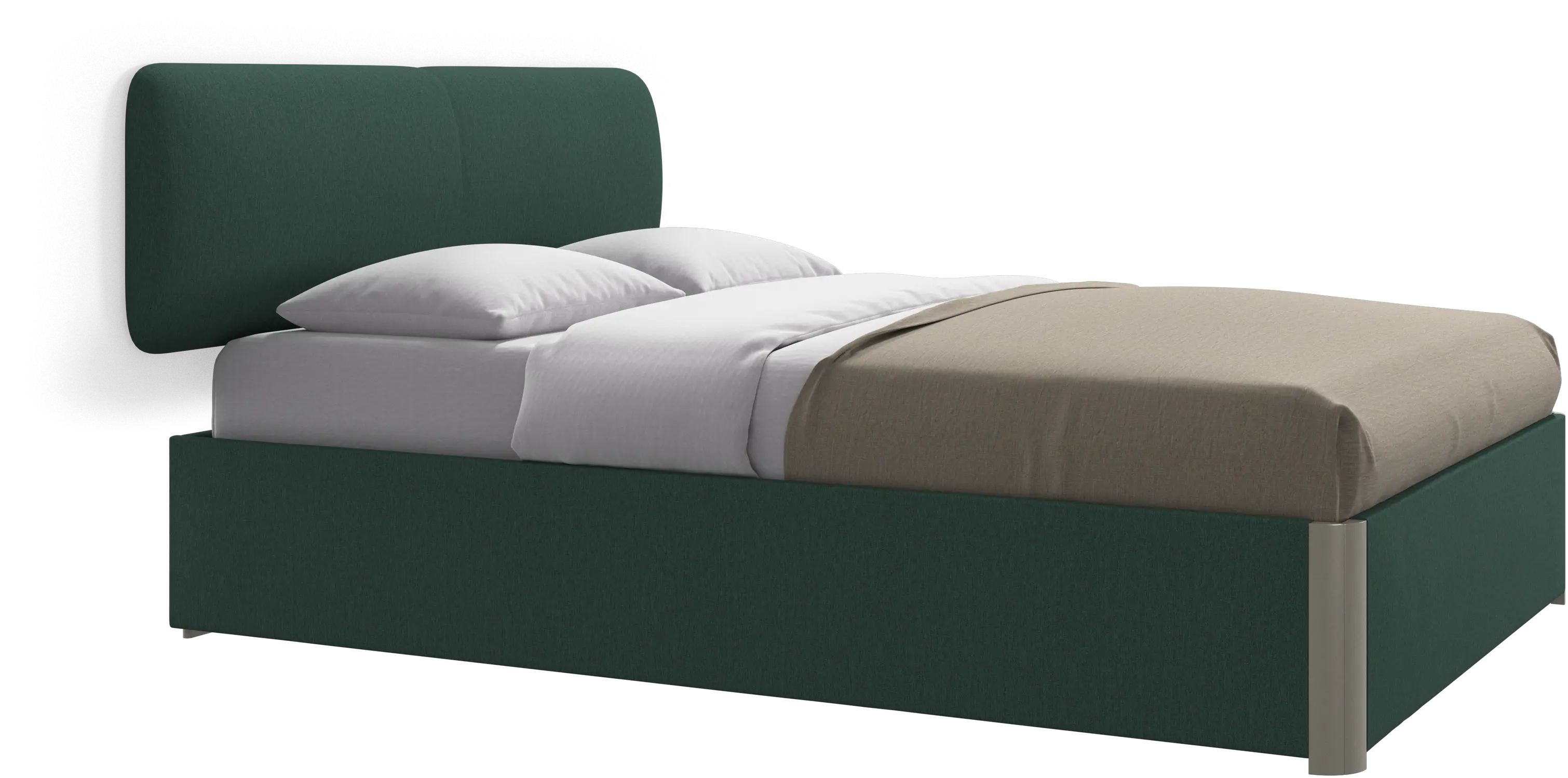 Element cama, cabecero montado en la pared, sin láminas, excl. colchón