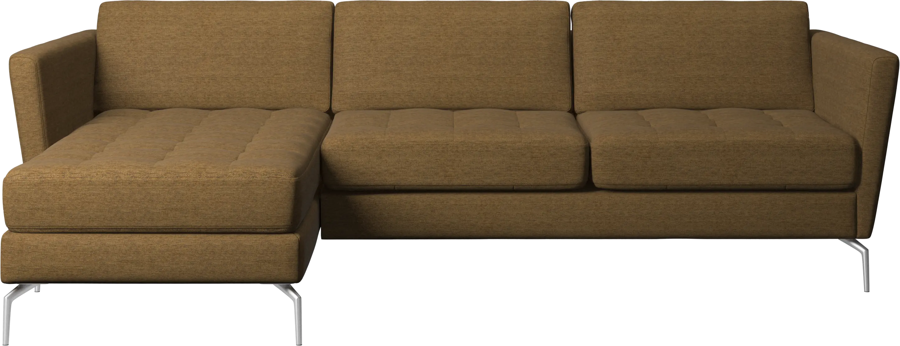 Osaka sofa with resting unit, tufted seat