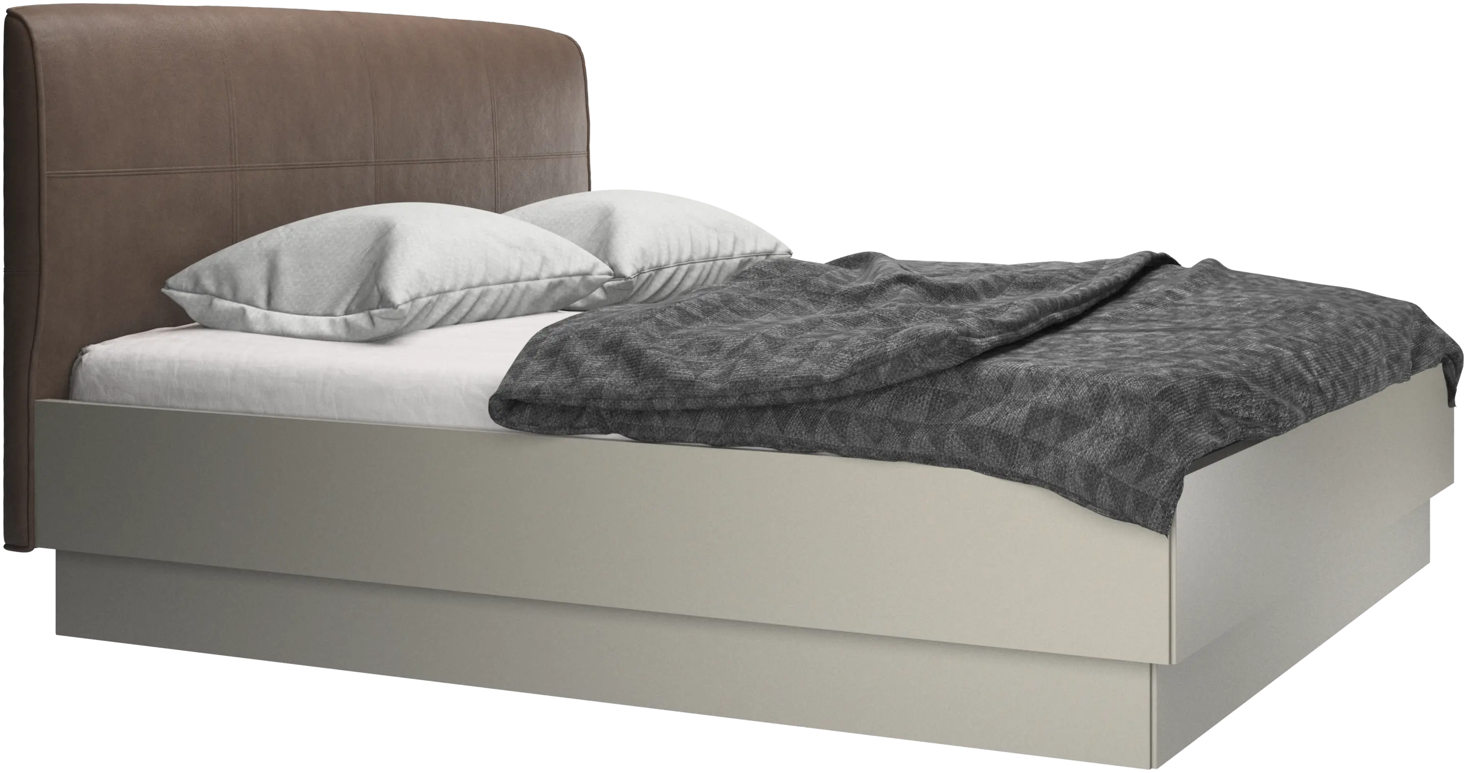 Houston, cama tapizada con almacenamiento