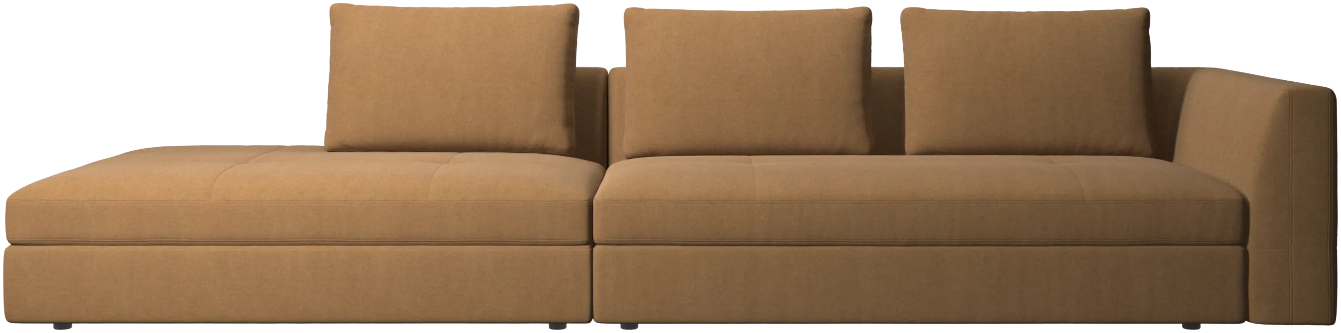 Bergamo sofa with lounging unit