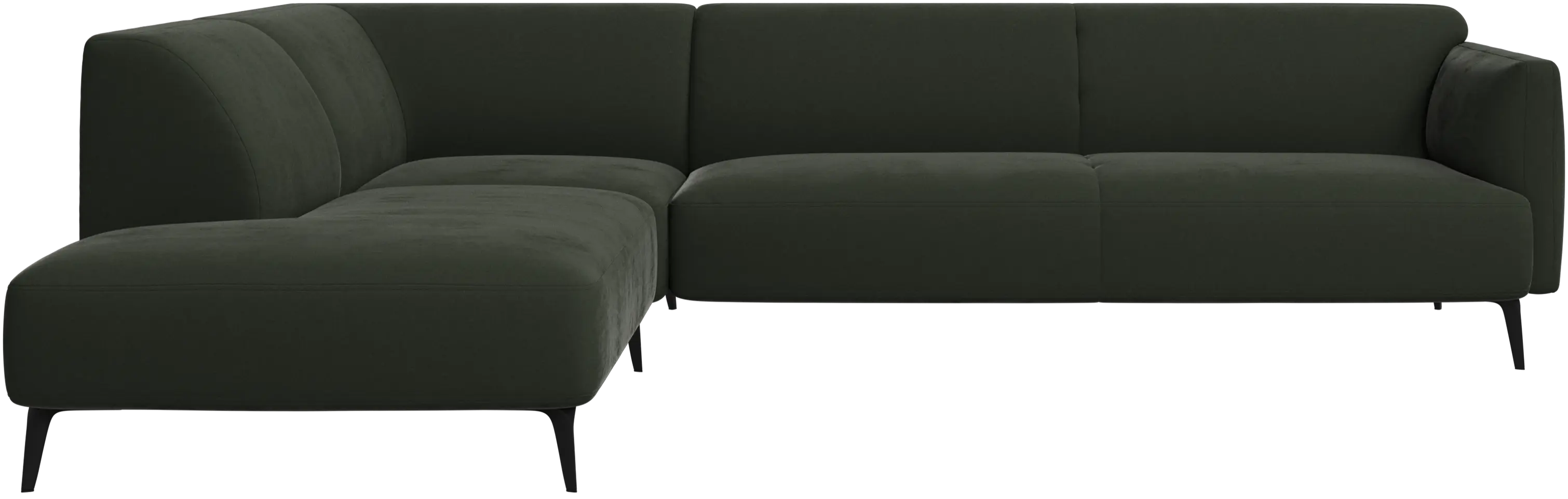 Modena corner sofa with lounging unit