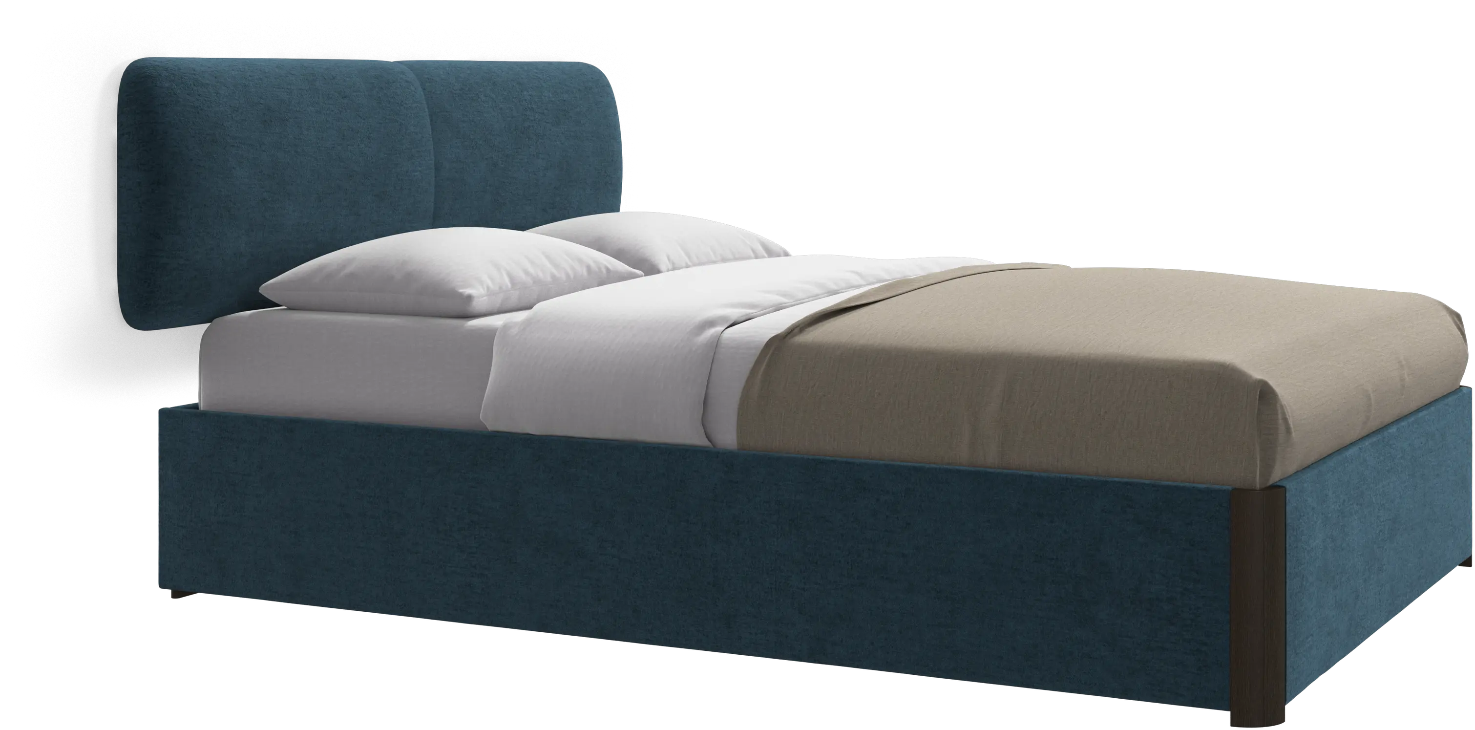 Element bed, wall-mounted headboard, without slats, excl. mattress
