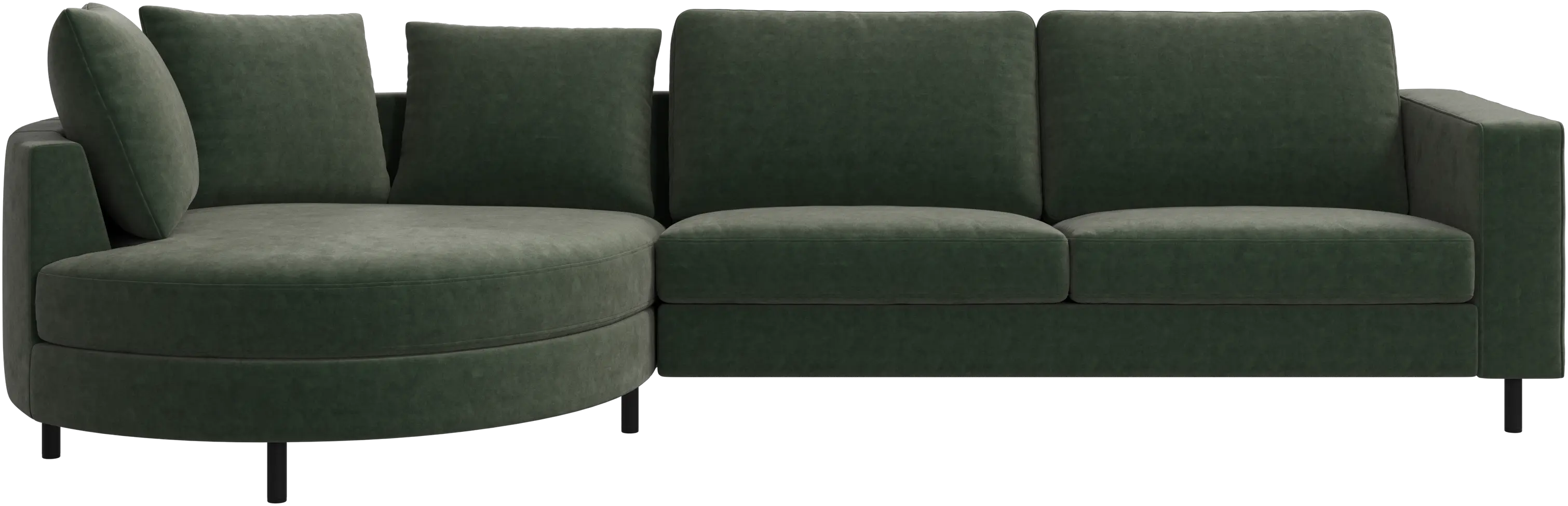 Indivi sofa with chaise longue left