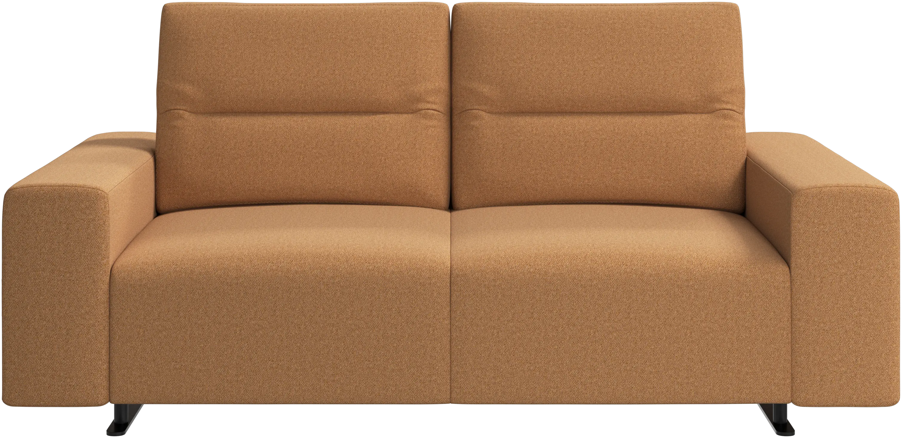 Hampton sofa with adjustable back and storage on the right side