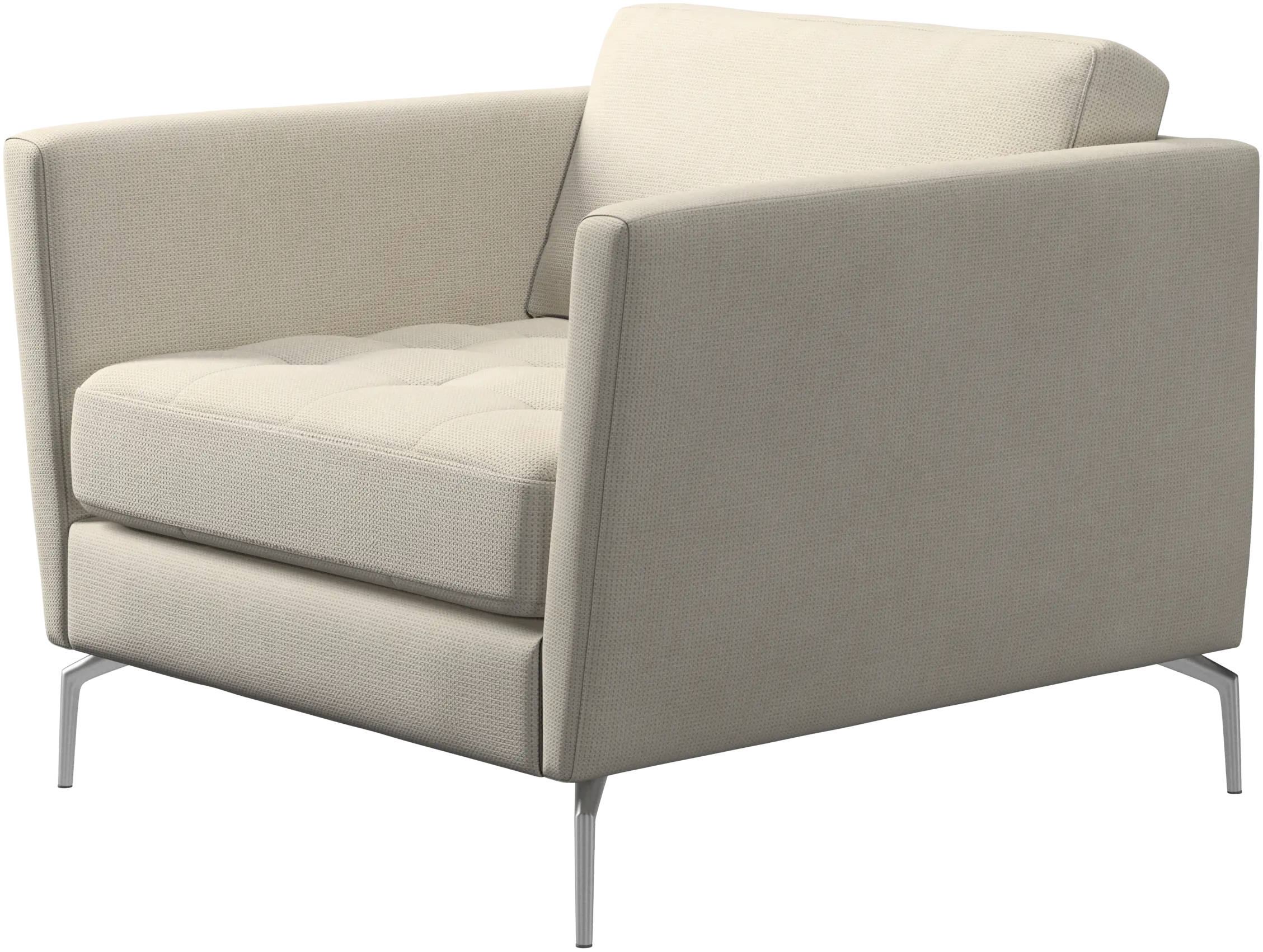 Osaka chair, tufted seat