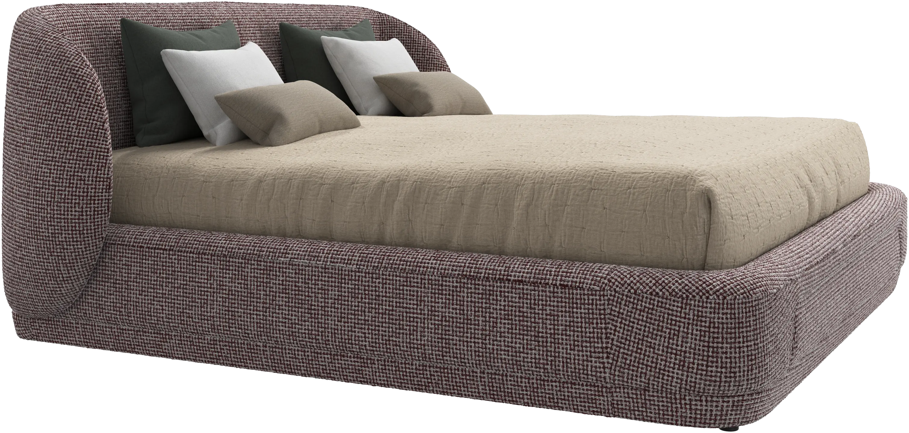 Cama Bolzano con tablado - Anchura 193 x Longitud 203 cm