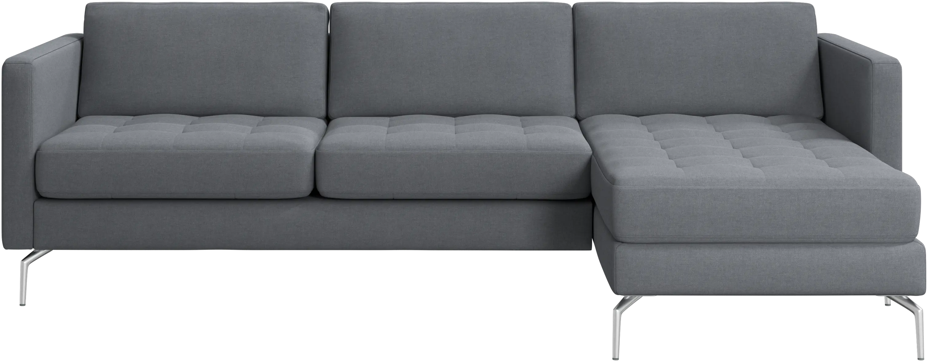 Osaka sofa with resting unit, tufted seat
