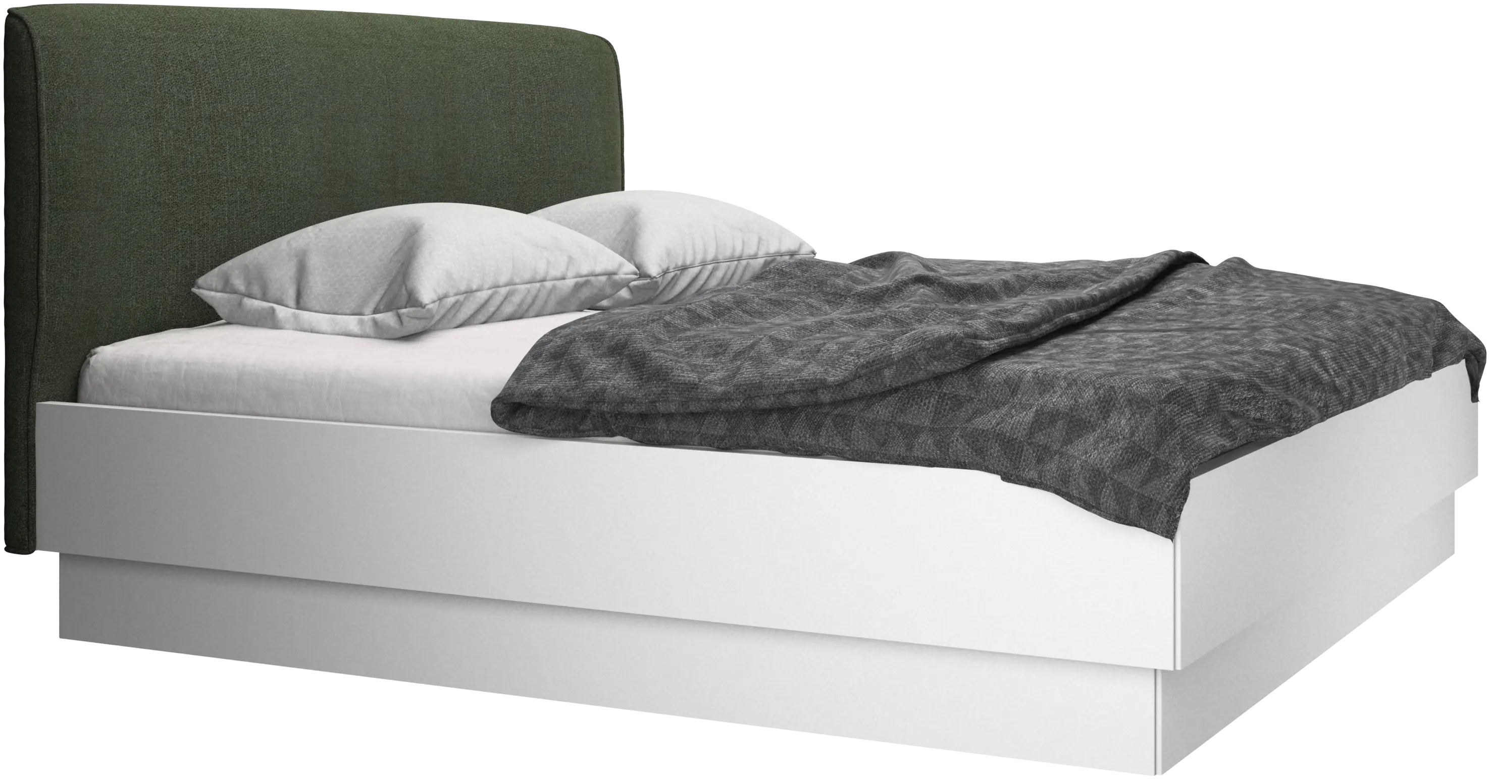 Houston, upholstered bed with storage