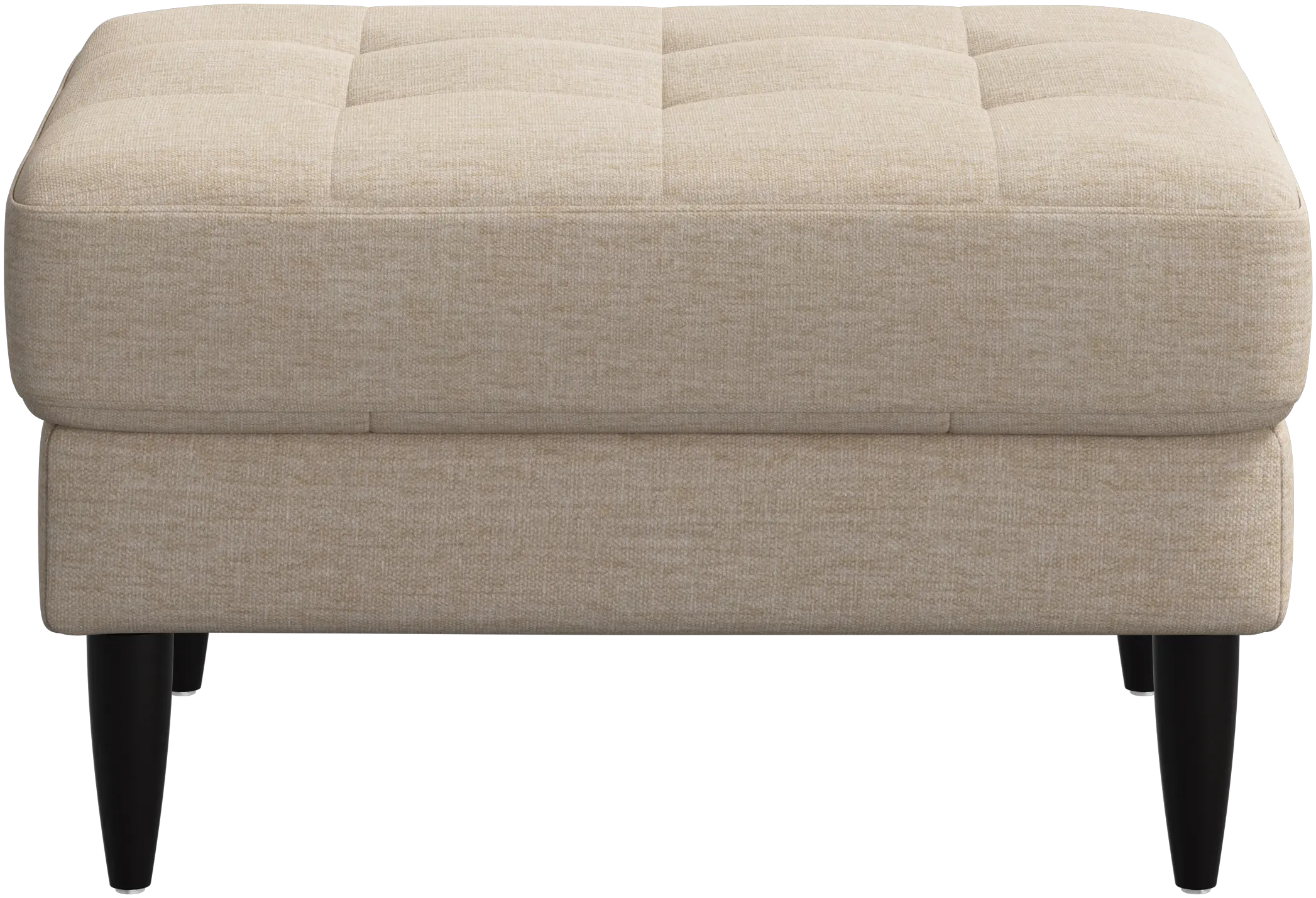 Osaka footstool, tufted seat