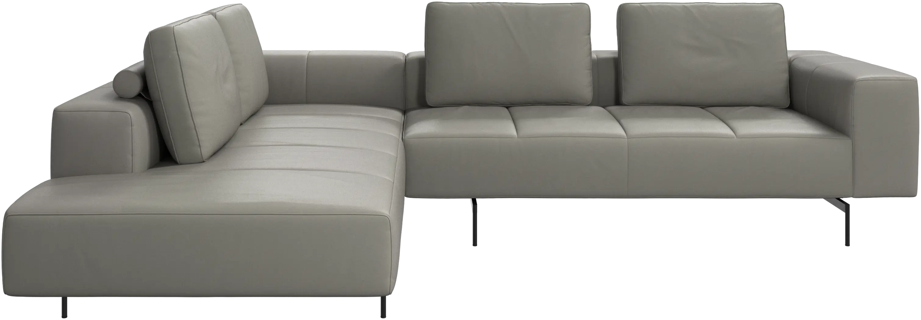 Amsterdam corner sofa with lounging unit
