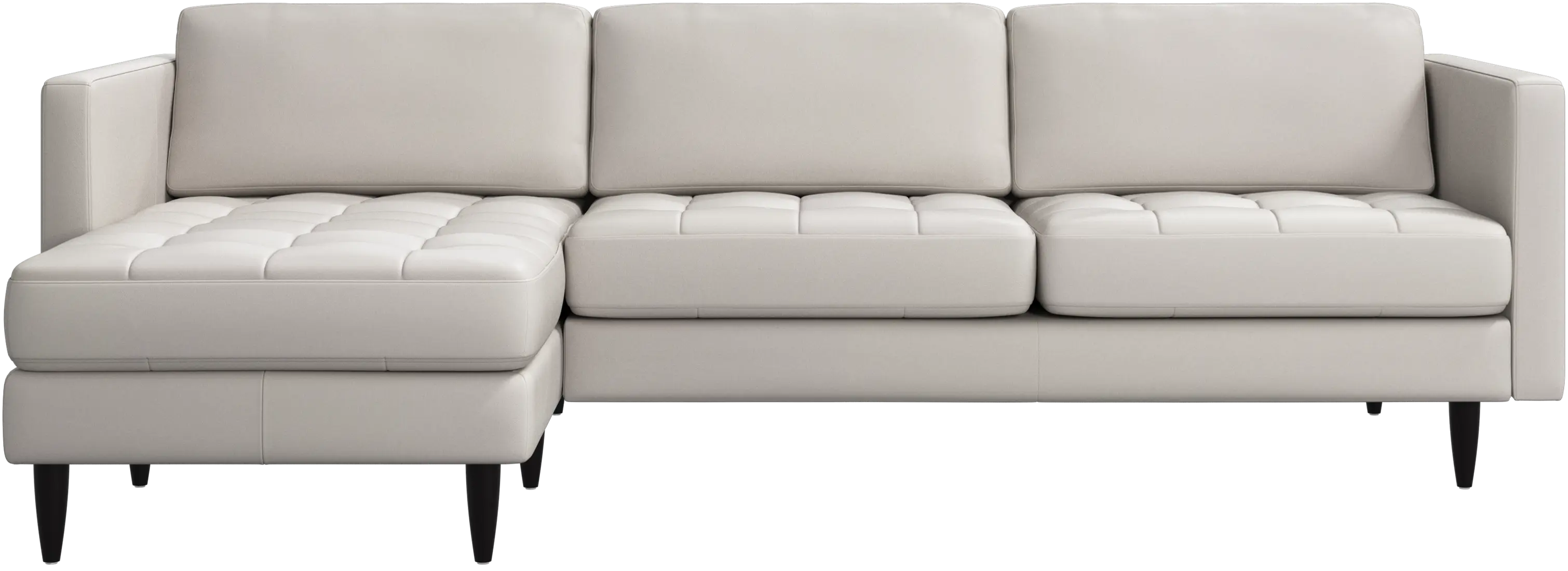 Osaka sofa with resting unit, tufted seat