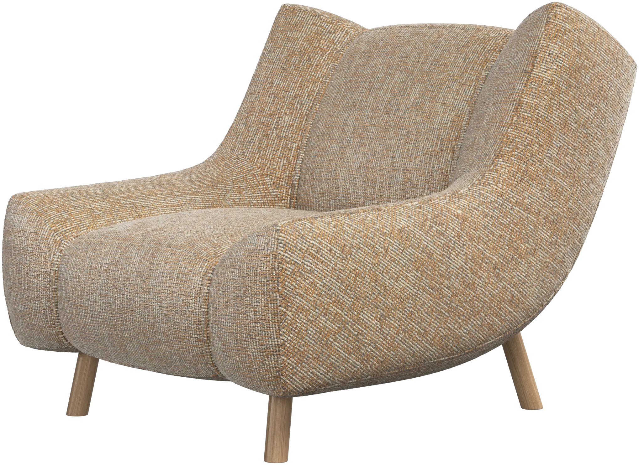 Chaise Nawabari, jambe en bois