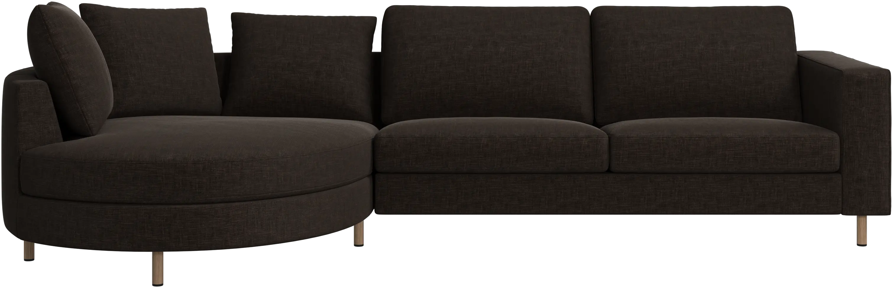 Indivi sofa with chaise longue left