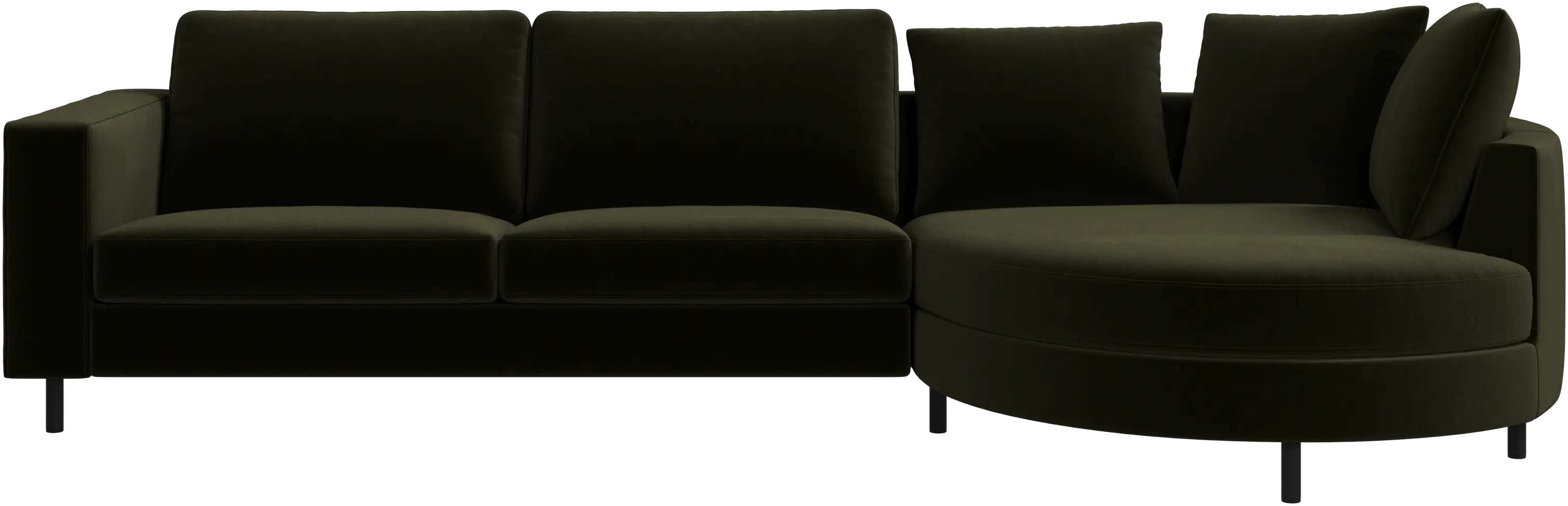 Sofa Indivi z szezlongiem po prawej stronie