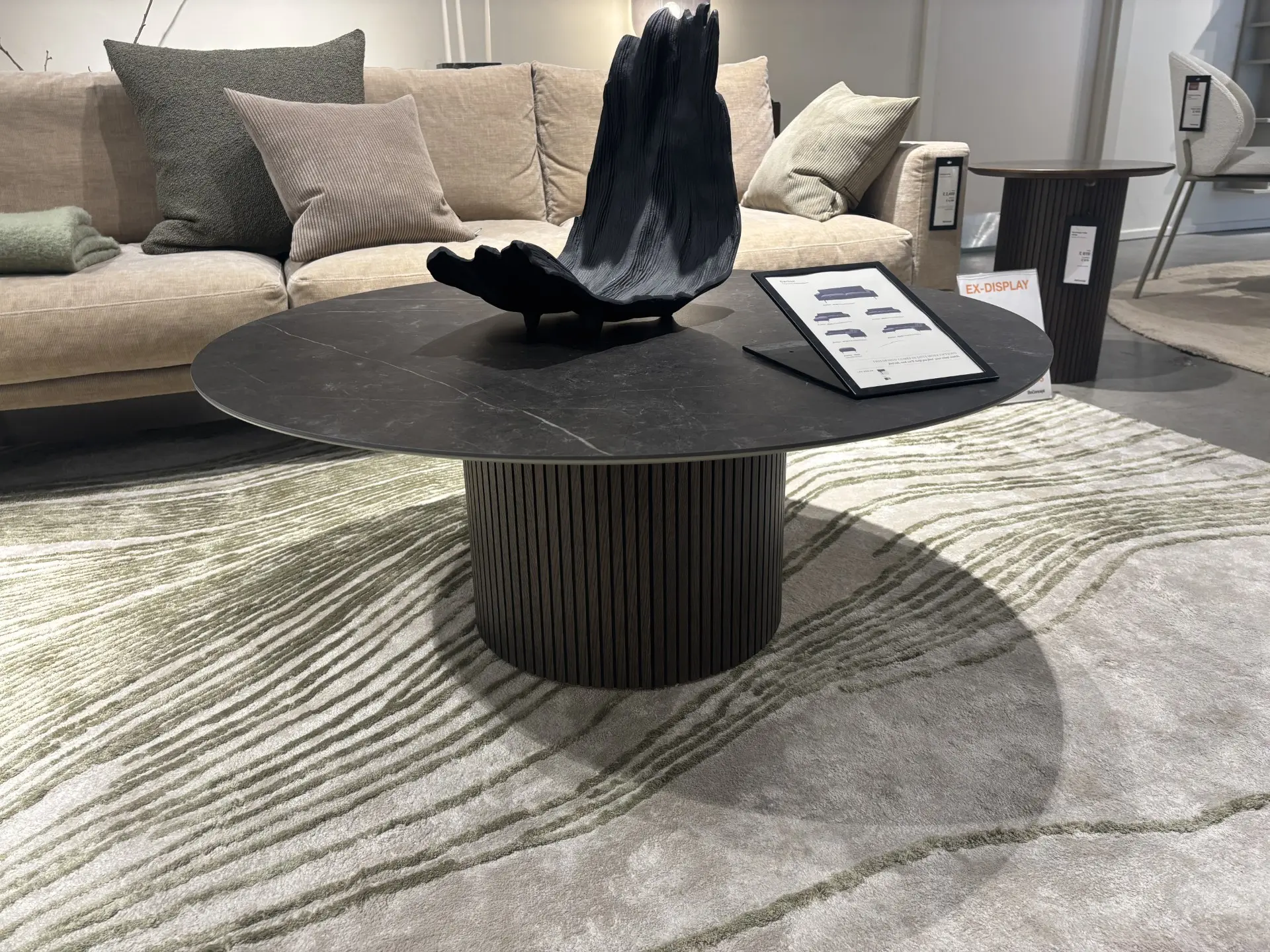 Coffee tables Santiago - Dark Marble Ceramic