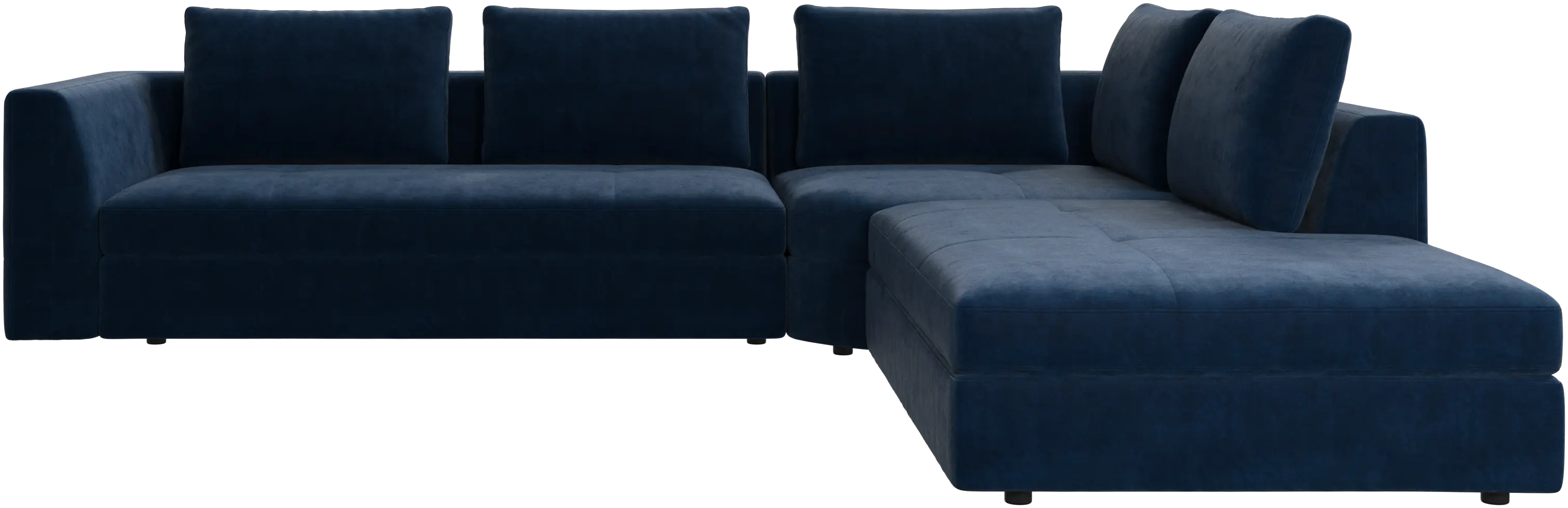 Bergamo corner sofa with lounging unit