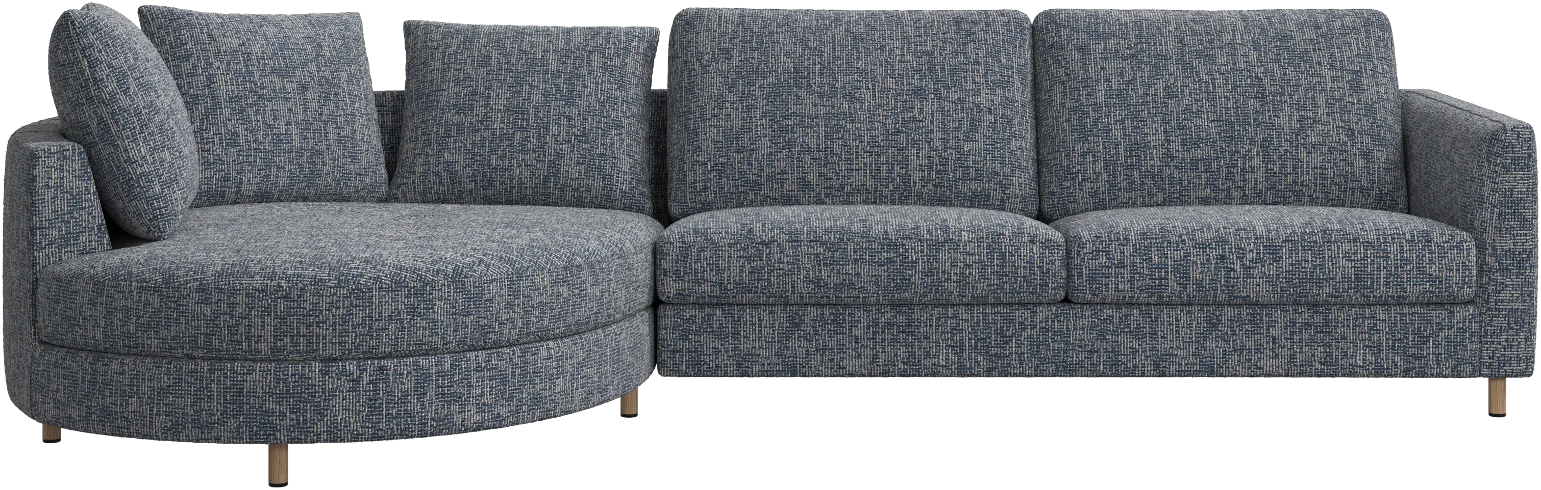 Indivi sofa with chaise longue left