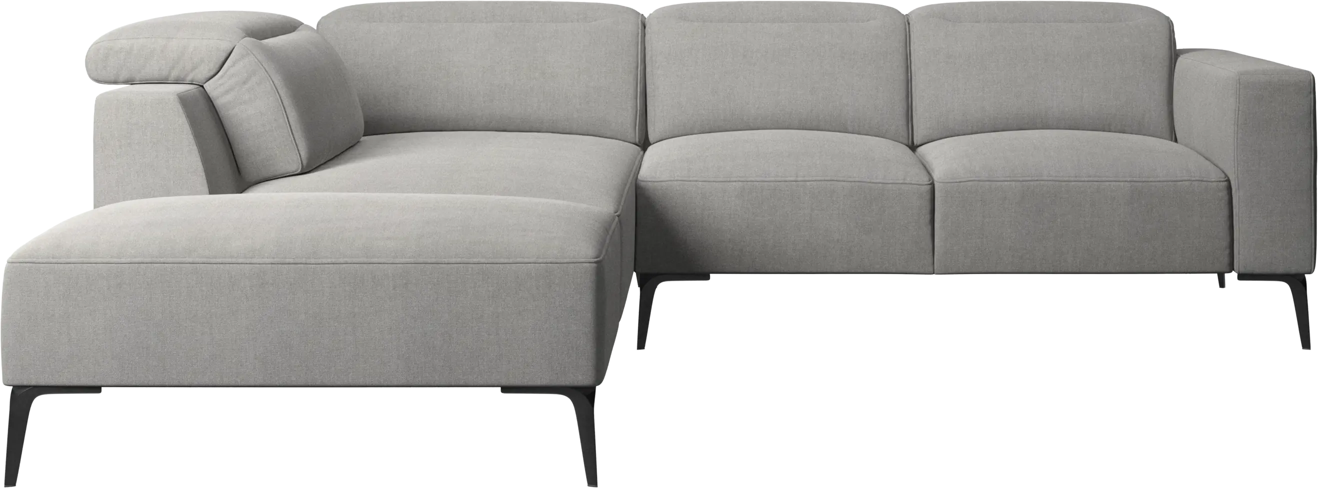 Zürich corner sofa with lounging unit