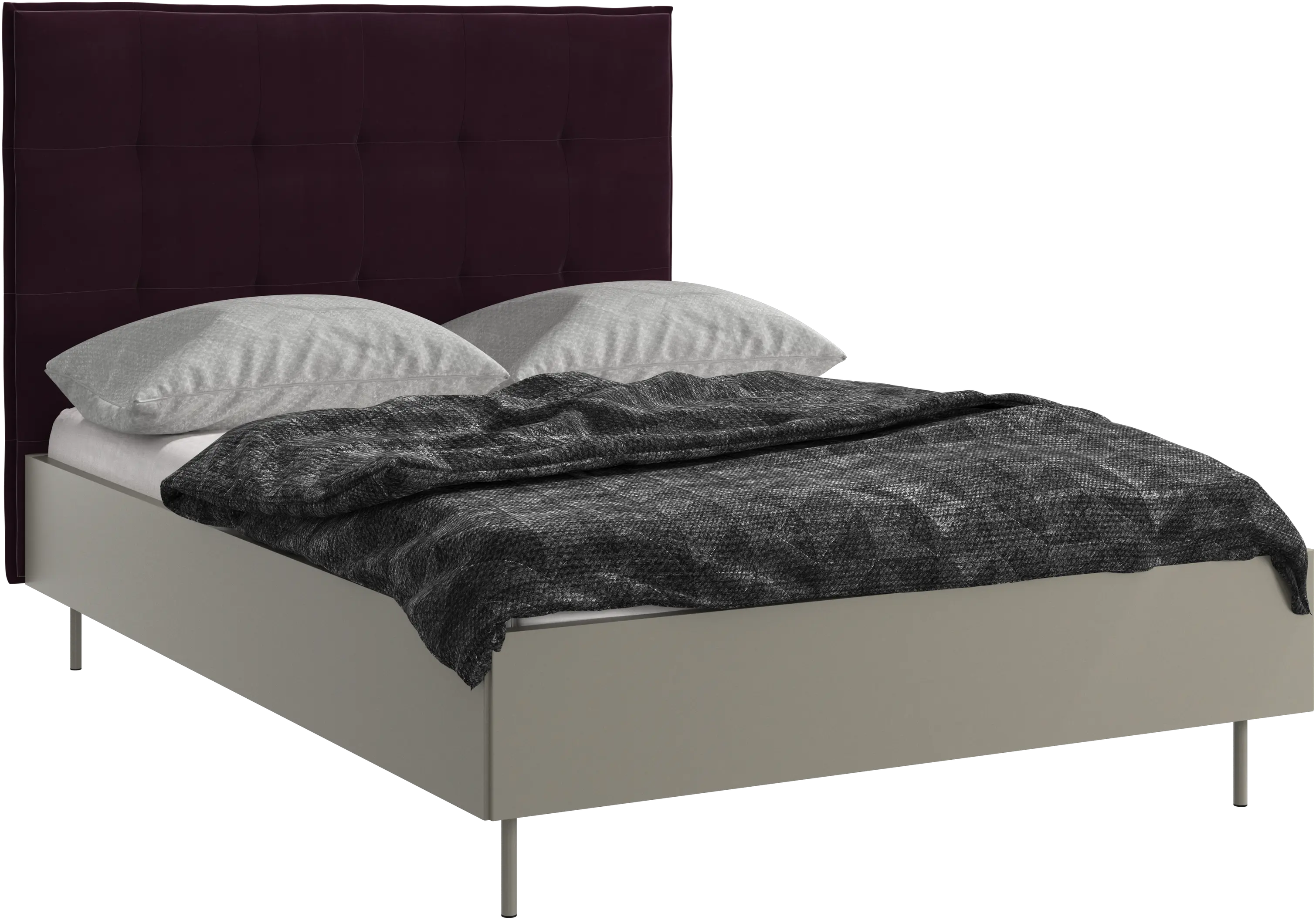Lugano bed, excl. mattress