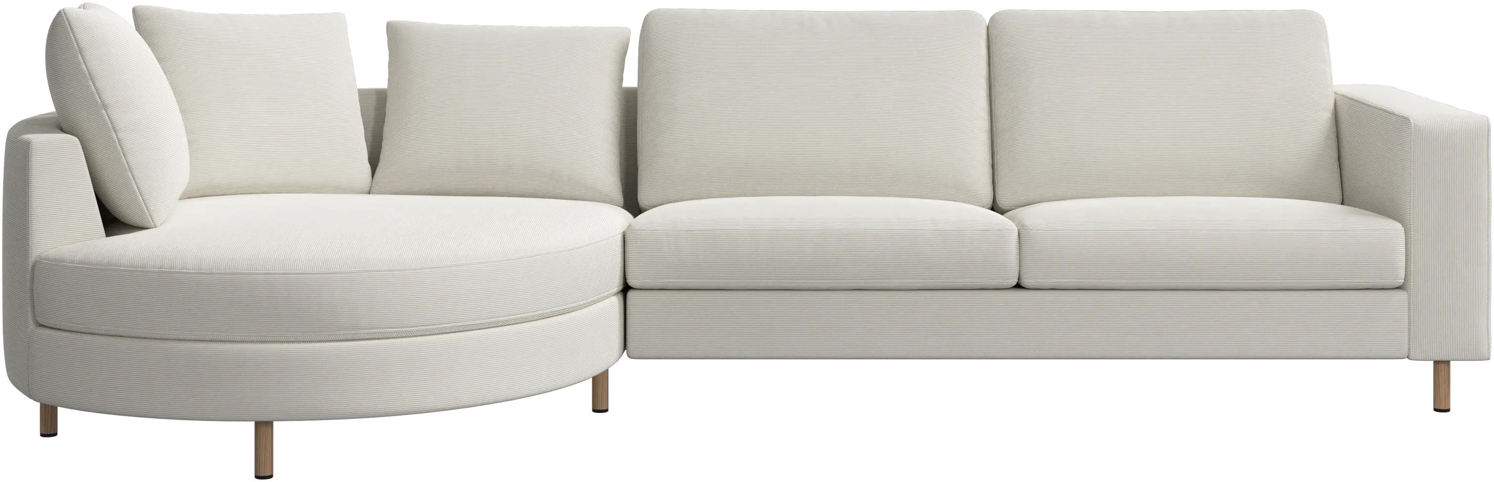 Indivi sofa with chaise longue left