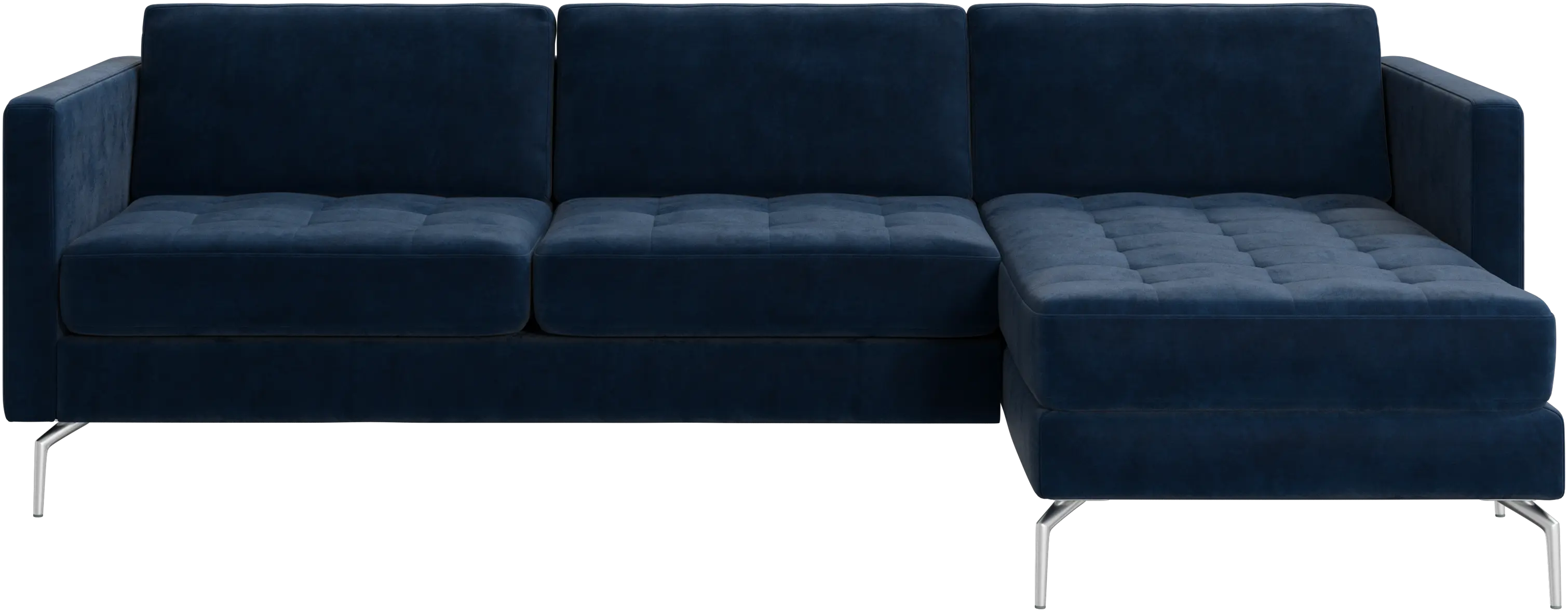 Osaka sofa with resting unit, tufted seat