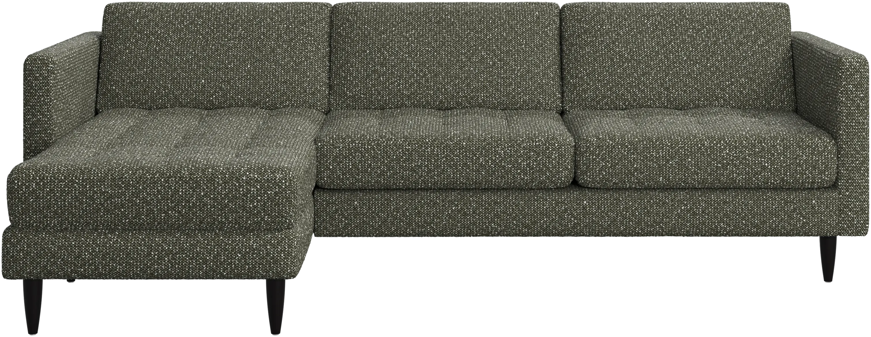 Osaka sofa with resting unit, tufted seat