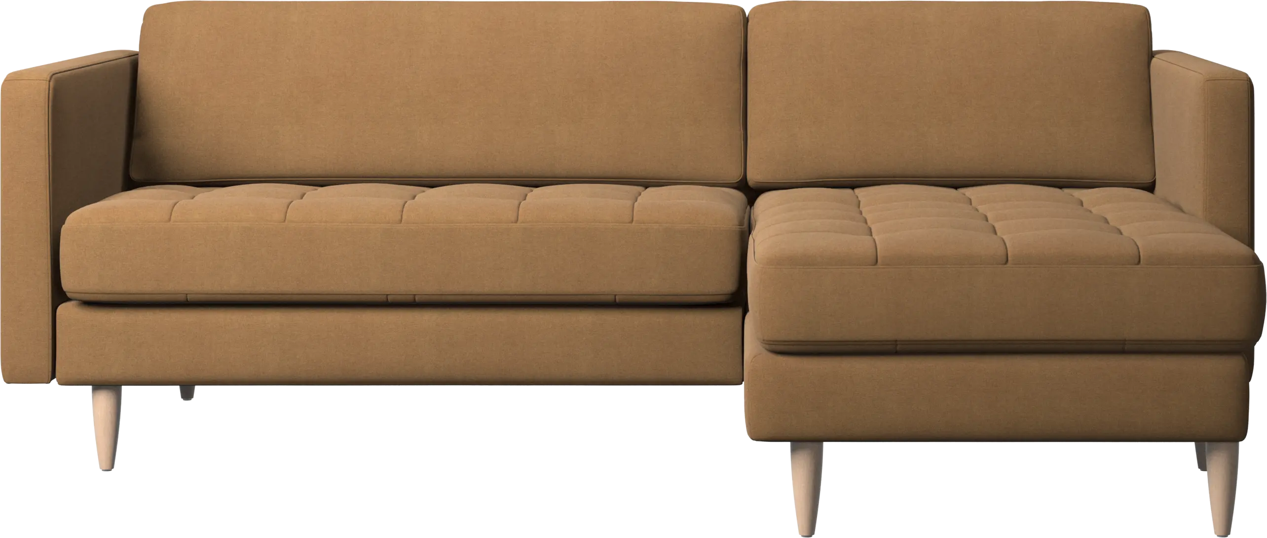 Osaka sofa with resting unit, tufted seat