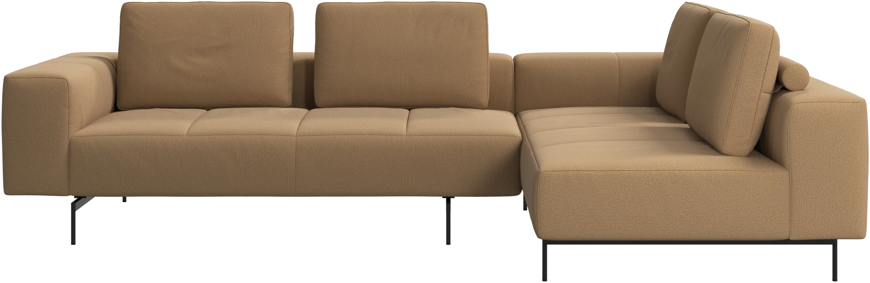 Amsterdam corner sofa with lounging unit