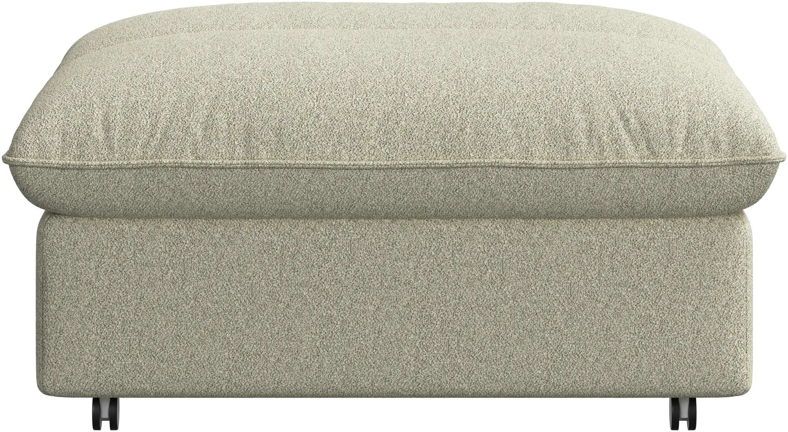 Pouf Southampton sur roues avec rangement