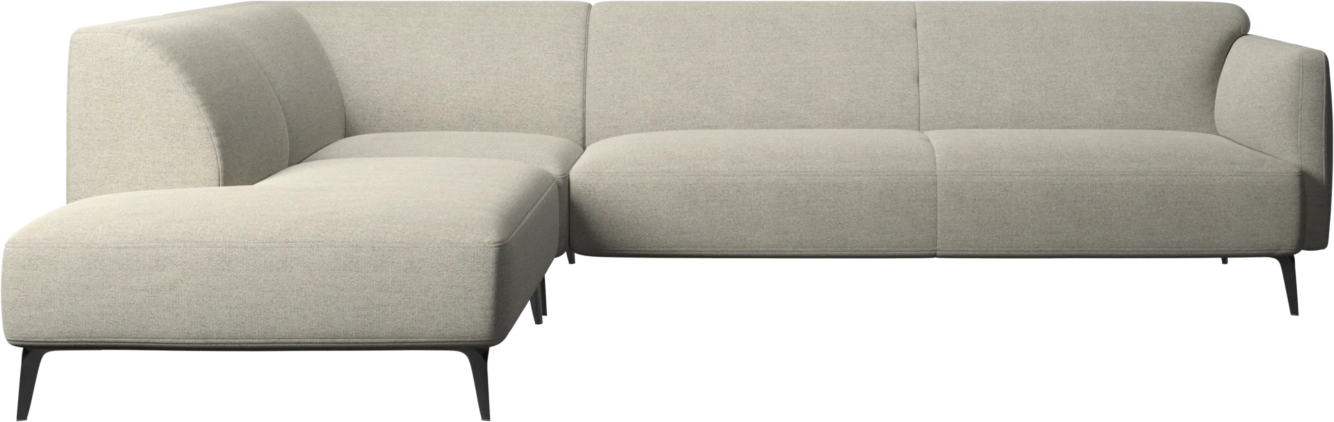 Modena corner sofa with lounging unit