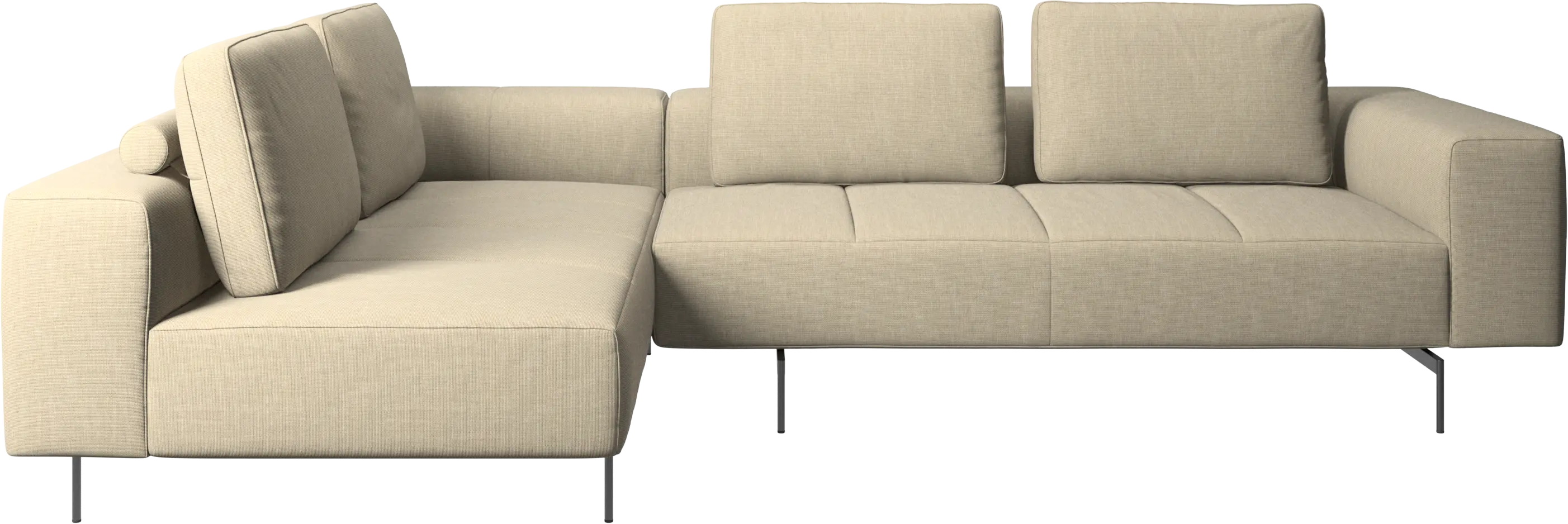 Amsterdam corner sofa with lounging unit
