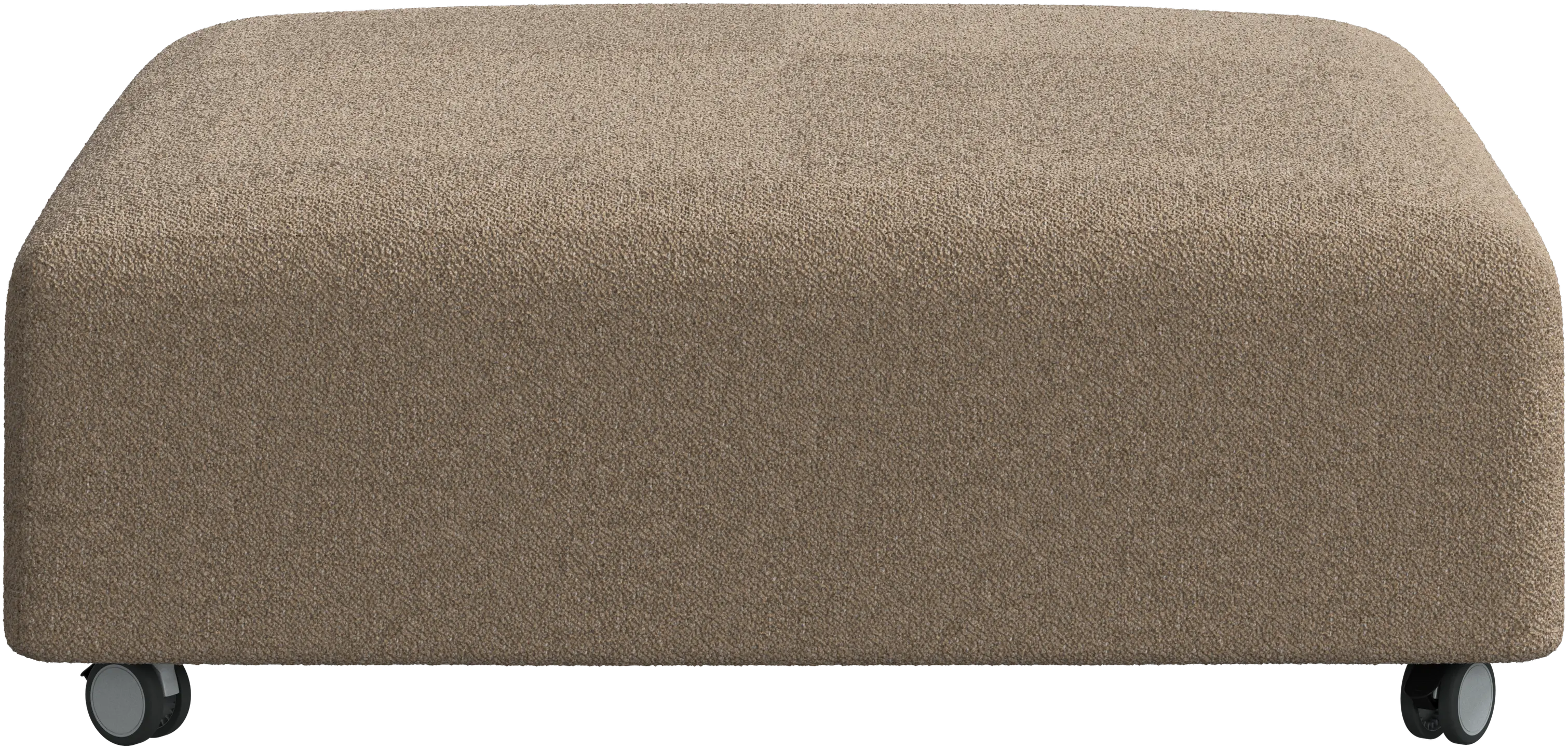 Hampton pouf on wheels