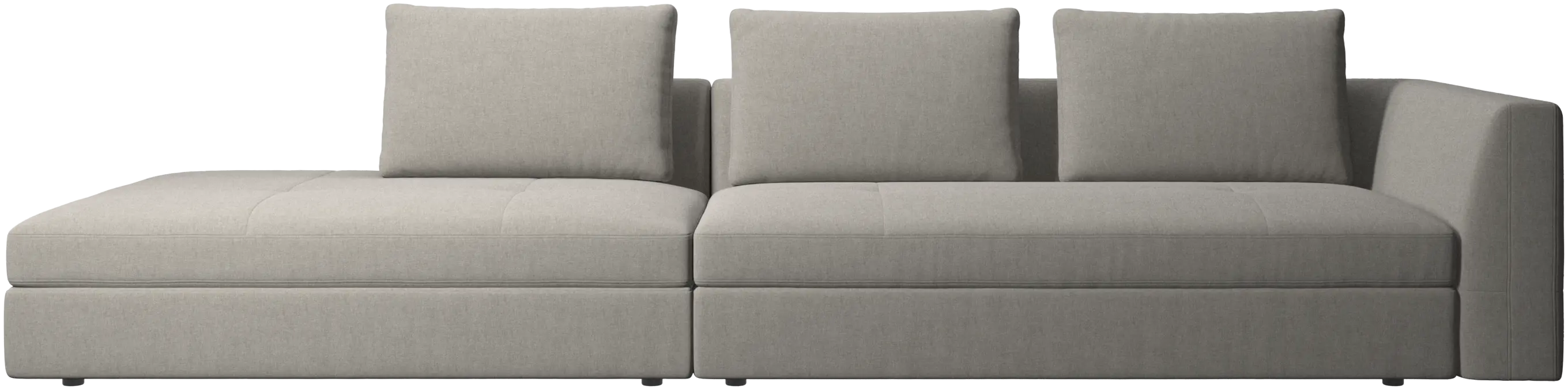 Bergamo sofa with lounging unit
