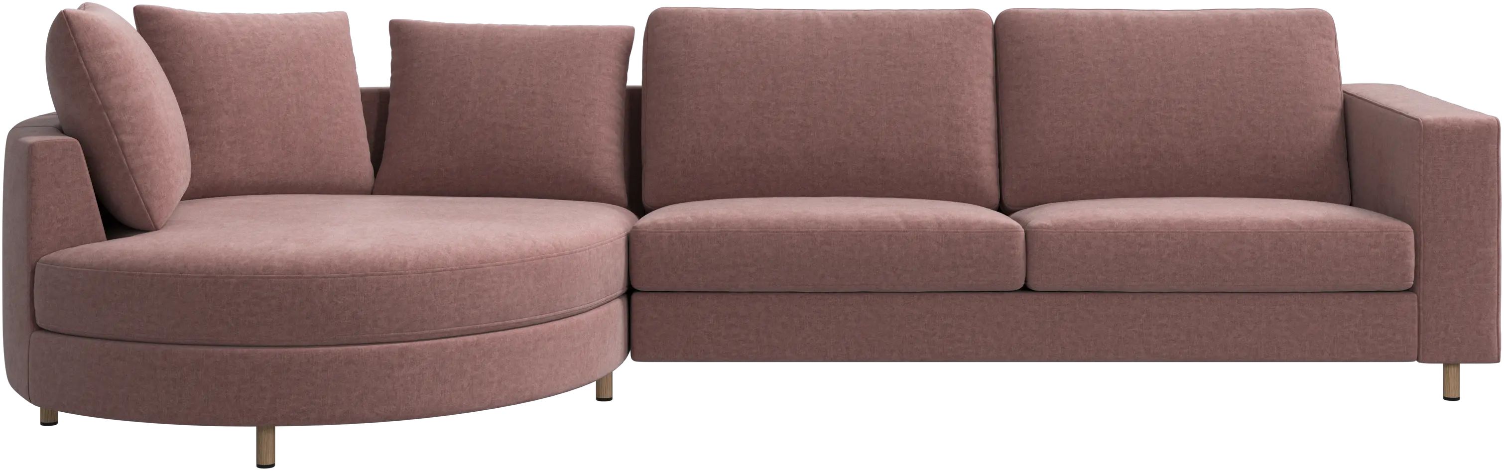 Indivi sofa with chaise longue left