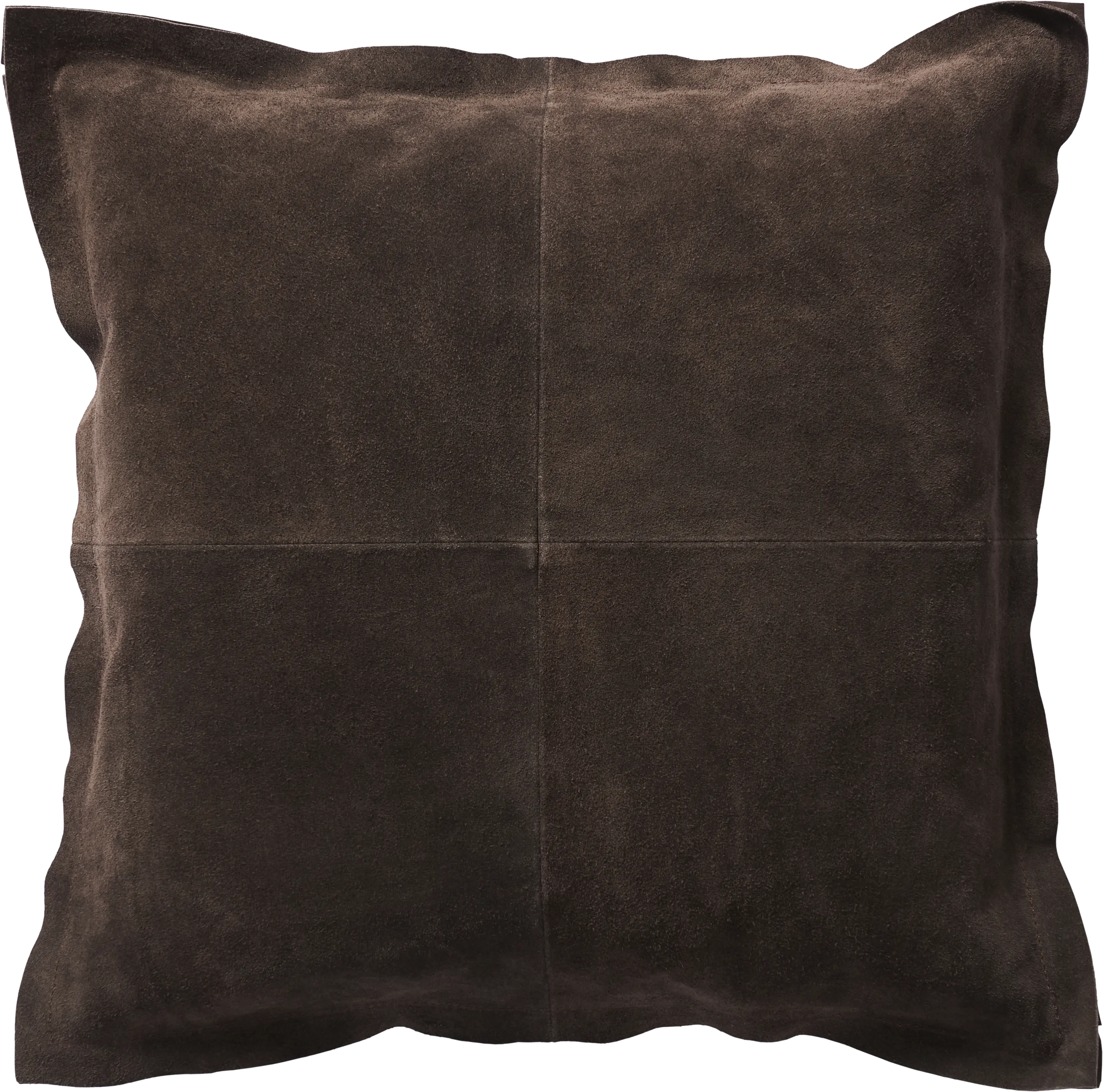Suede cushion