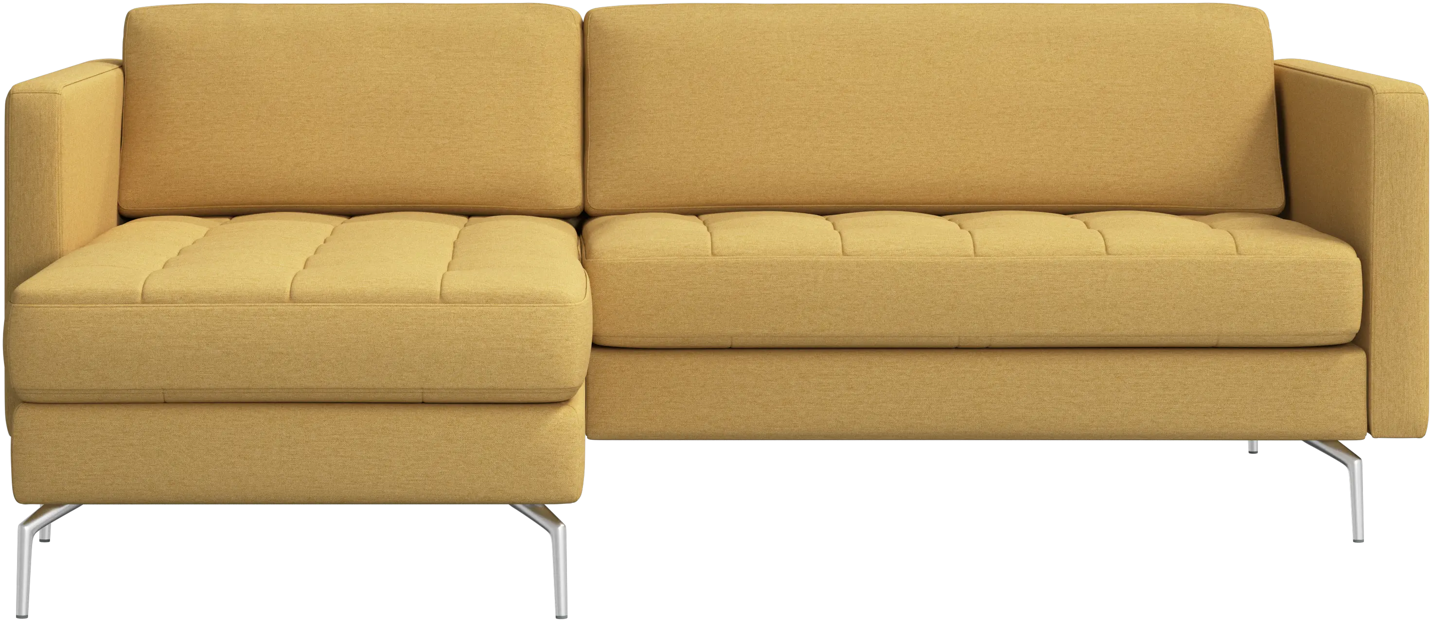 Osaka sofa with resting unit, tufted seat