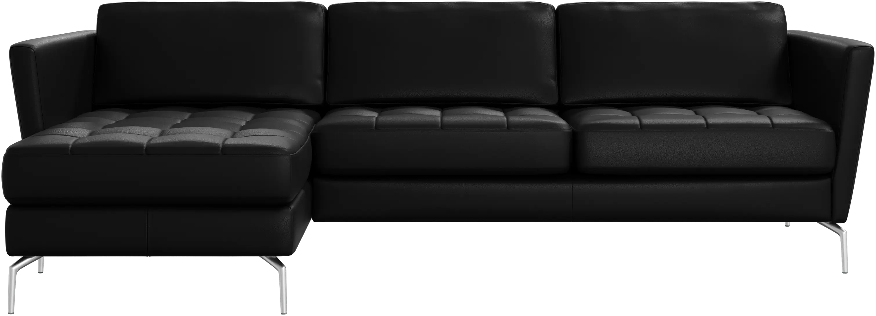 Osaka sofa with resting unit, tufted seat