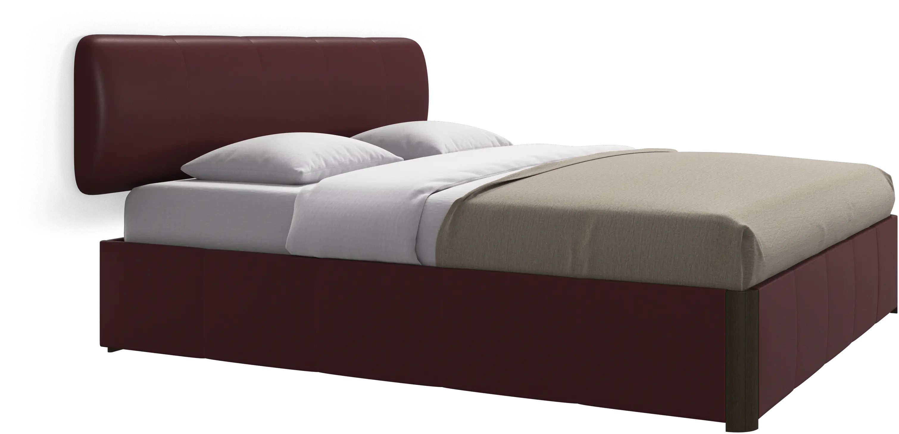 Element bed, wall-mounted headboard, without slats, excl. mattress