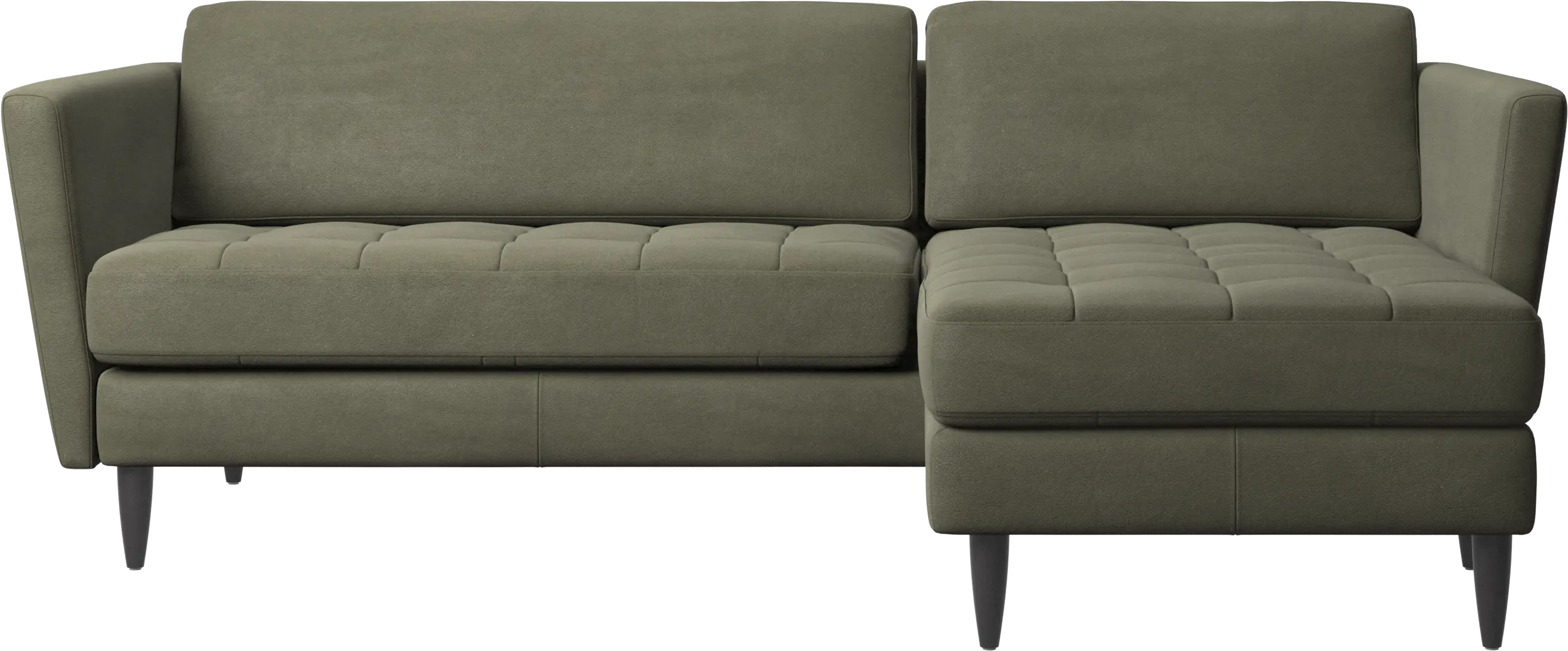 Osaka sofa with resting unit, tufted seat