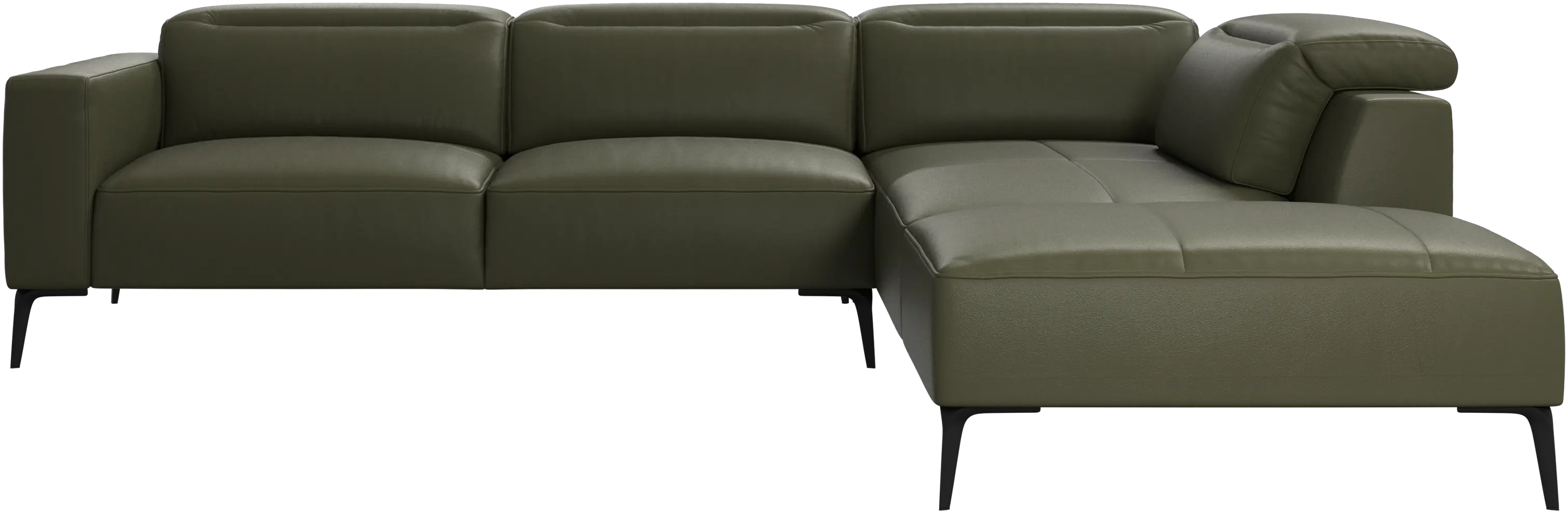 Zürich corner sofa with lounging unit