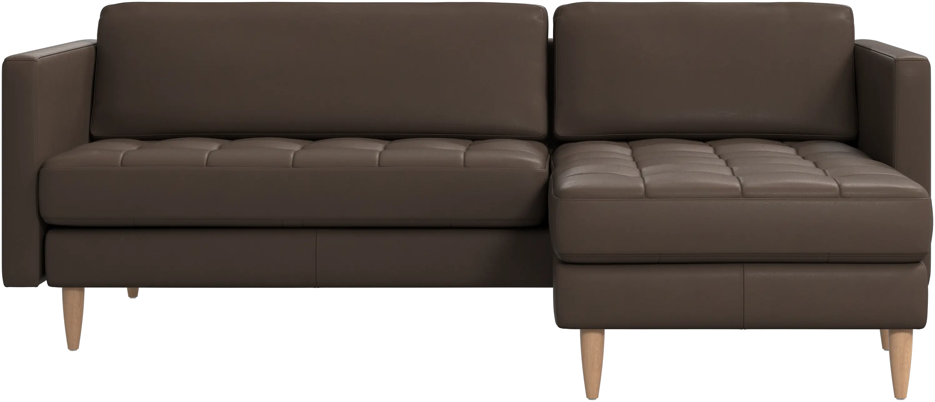 Osaka sofa with resting unit, tufted seat